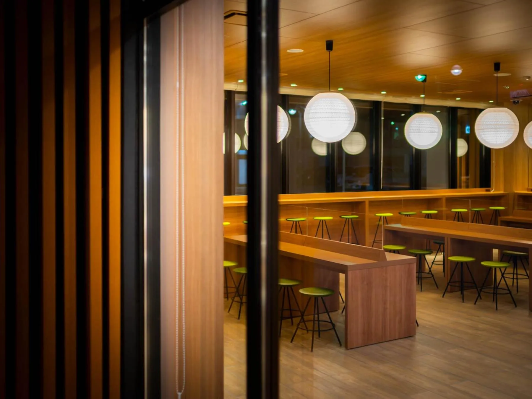 Decorative detail in Super Hotel Yamagata Sakurambo-Higashine Station Front