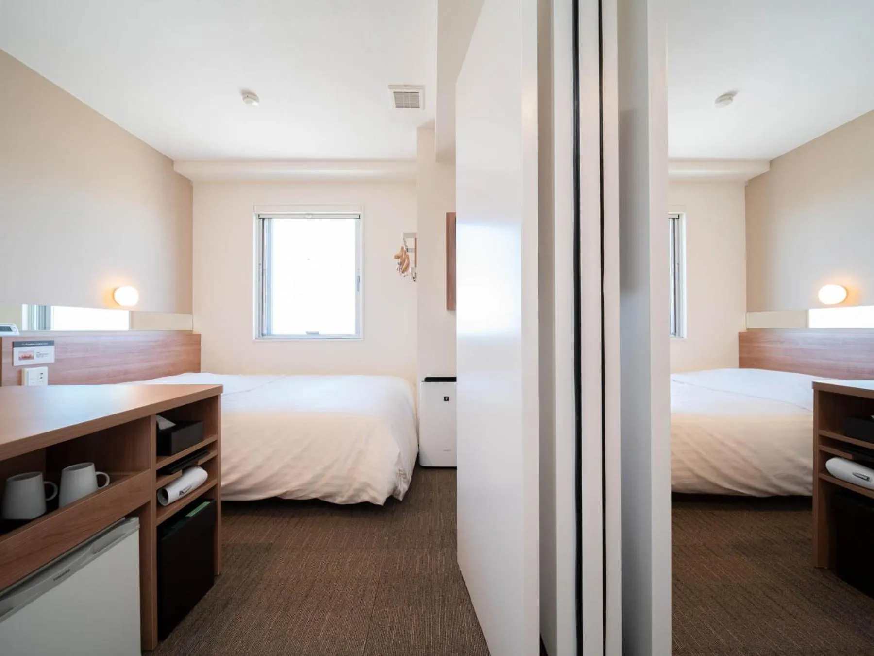 Photo of the whole room, Bed in Super Hotel Yamagata Sakurambo-Higashine Station Front