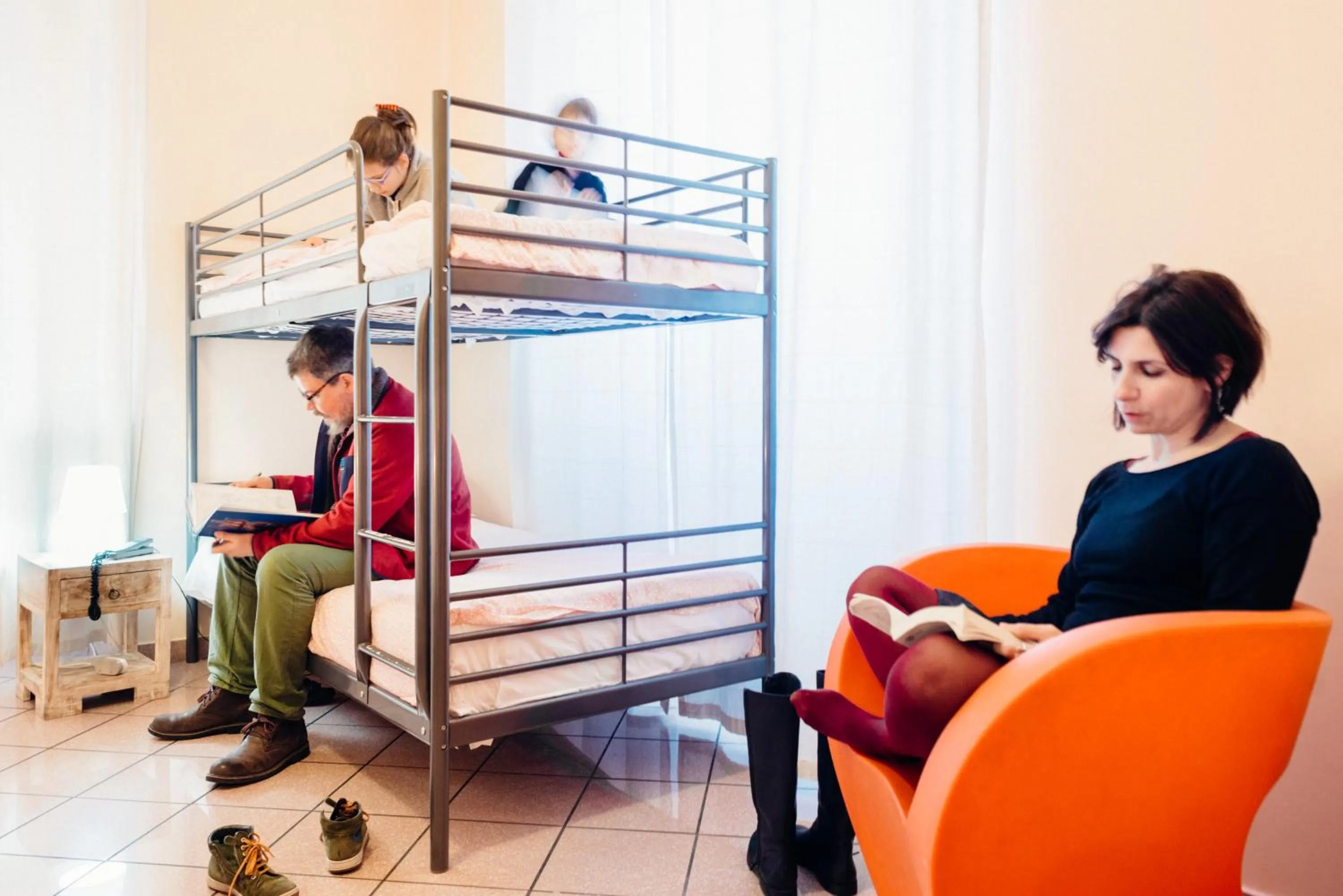 People in The Beehive Hostel