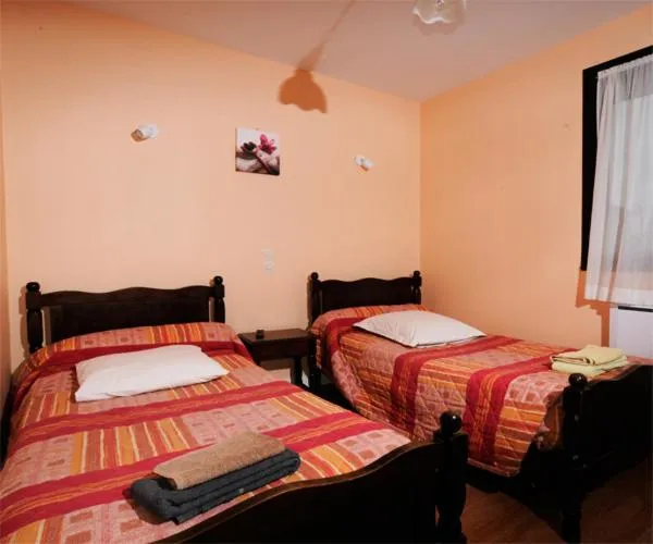 Bed in Hotel Restaurant Maurice