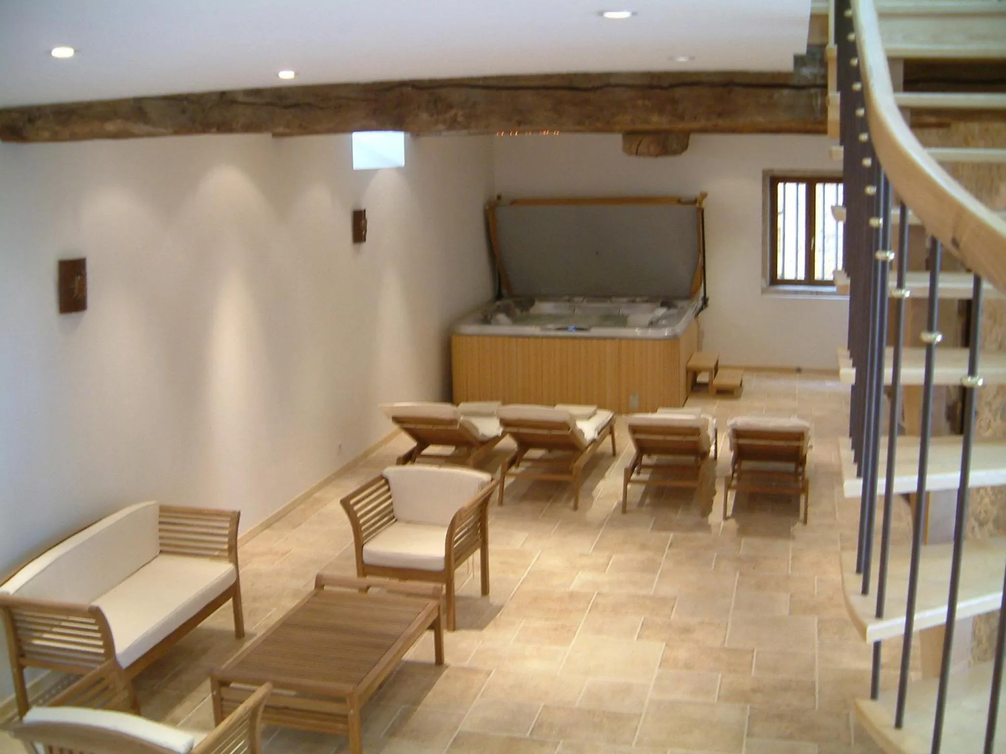 Hot Tub in Chambres d'Hôtes "LE CALME"