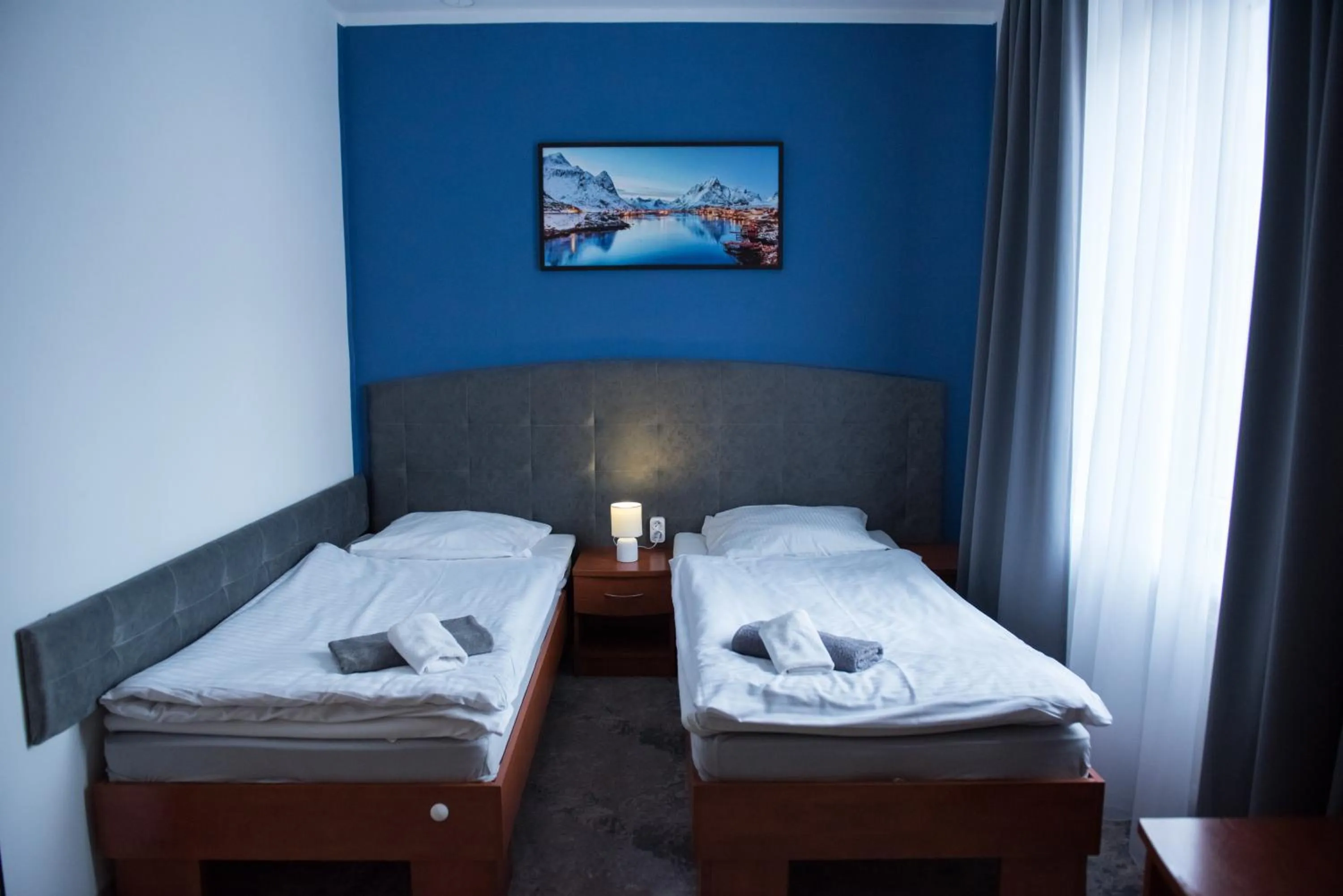 Bed in Hotel Paradiso