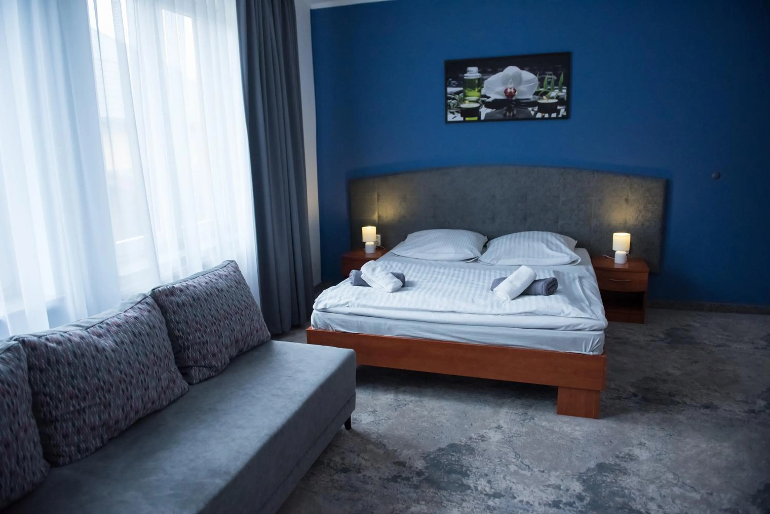 Bed in Hotel Paradiso