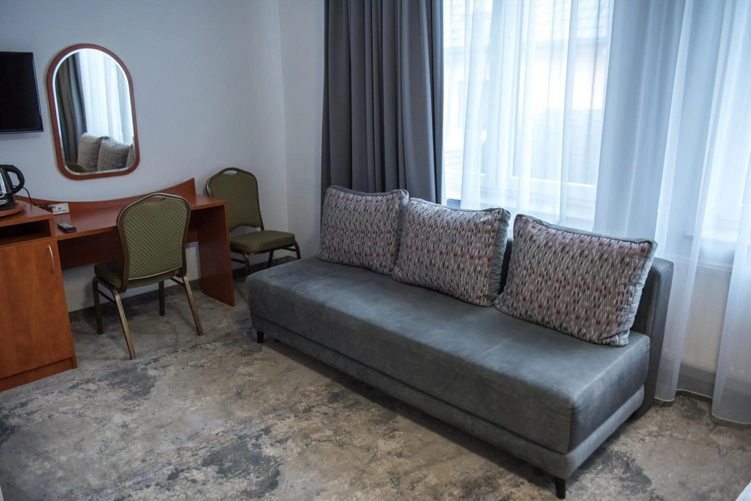 Seating area in Hotel Paradiso