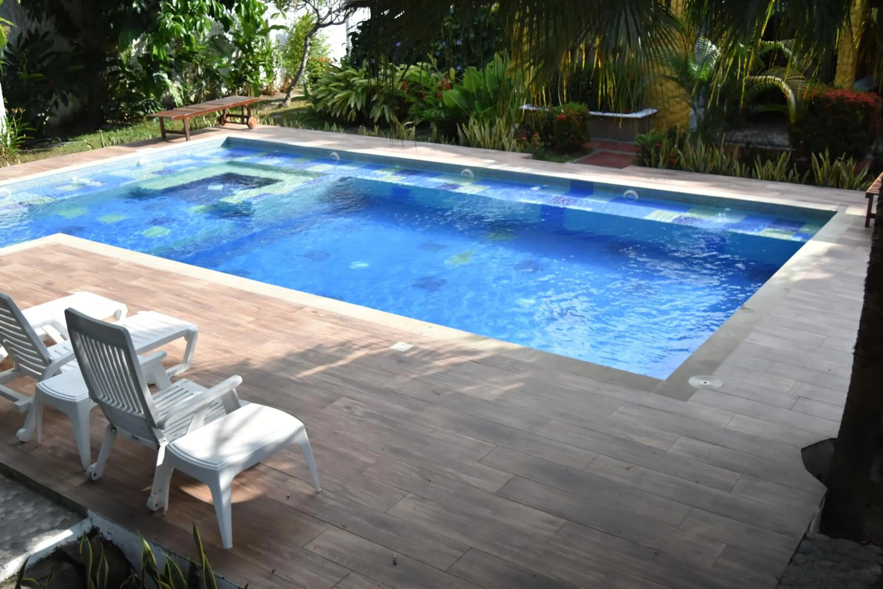 Swimming pool in Eco Hostal Kuima