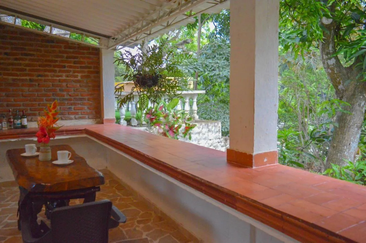 Patio in Eco Hostal Kuima