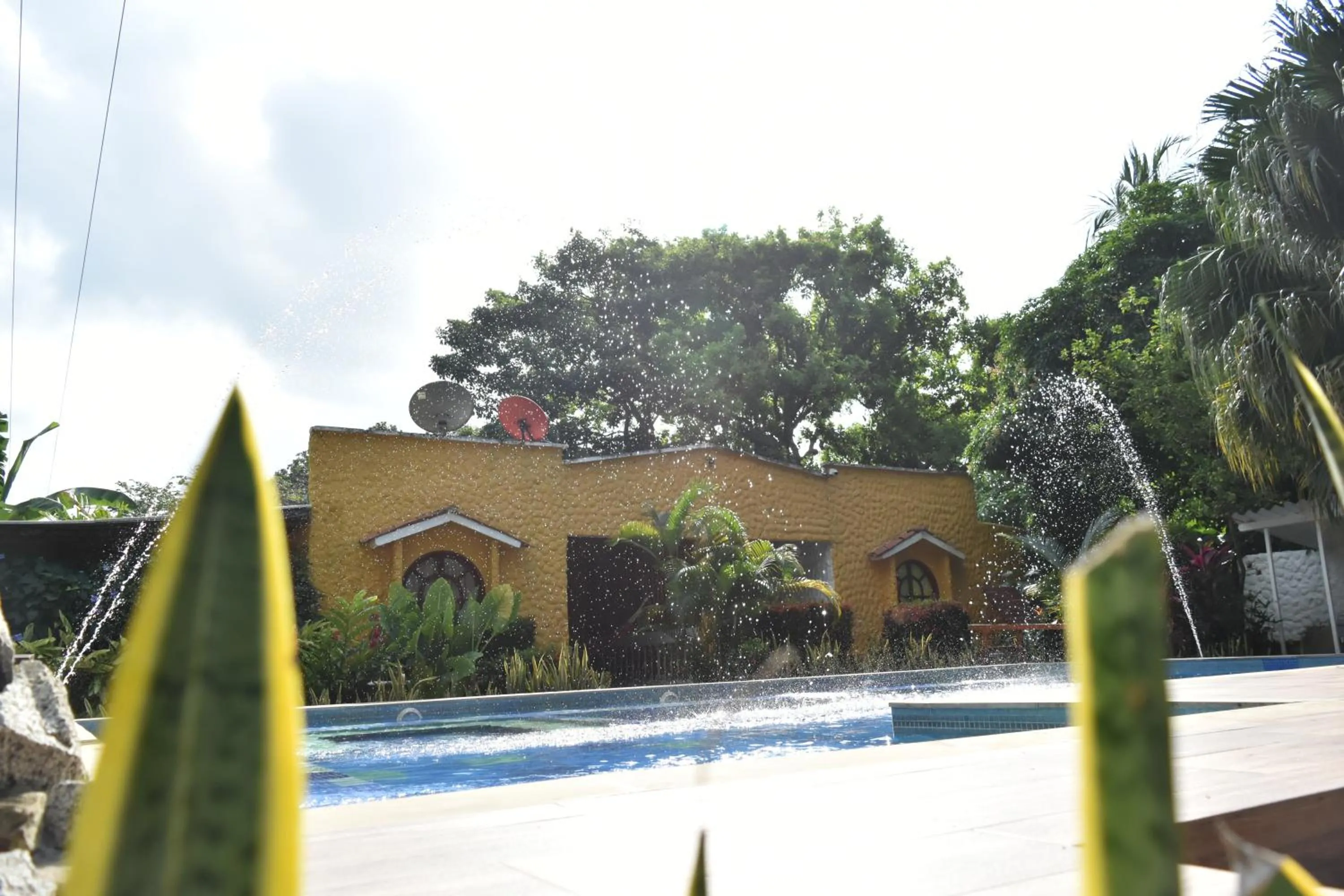 Swimming pool in Eco Hostal Kuima