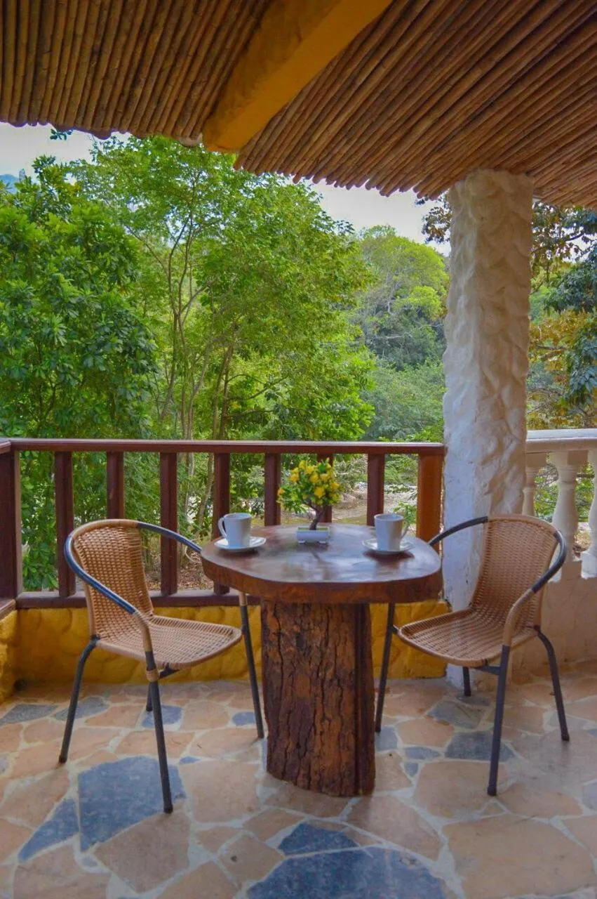 Balcony/Terrace in Eco Hostal Kuima