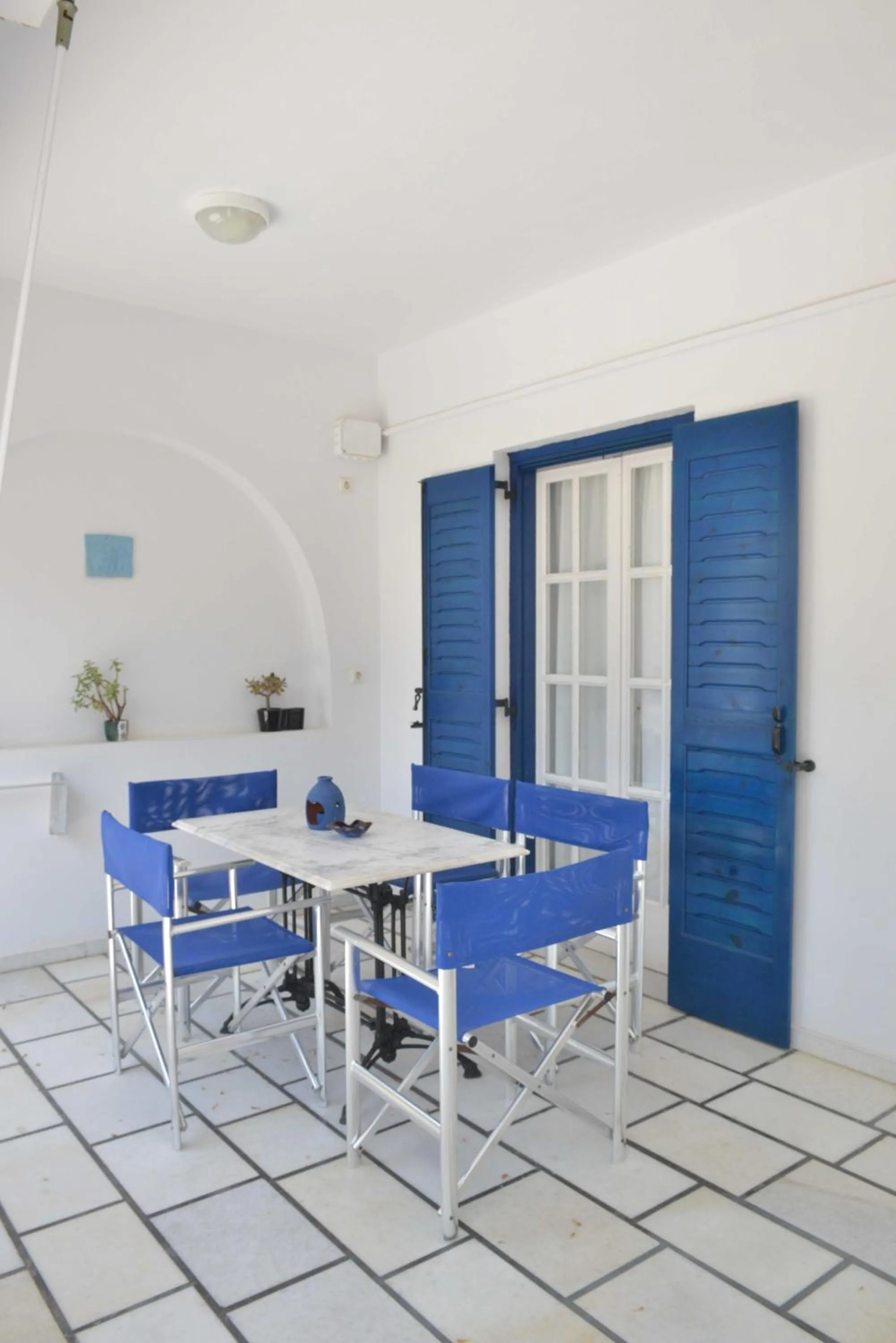 Balcony/Terrace in Dedalos Studios Naxos