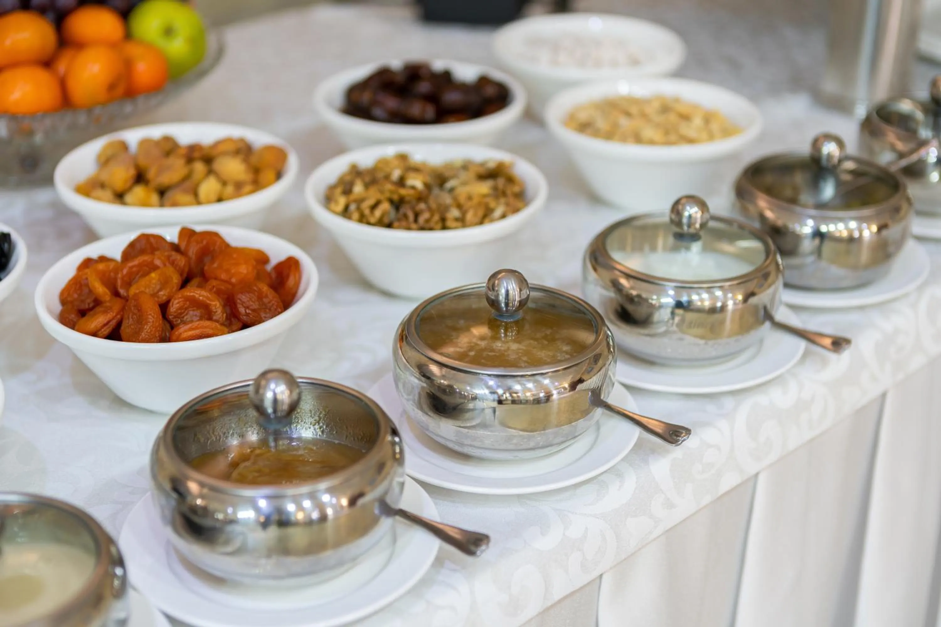 Buffet breakfast in Soluxe Hotel