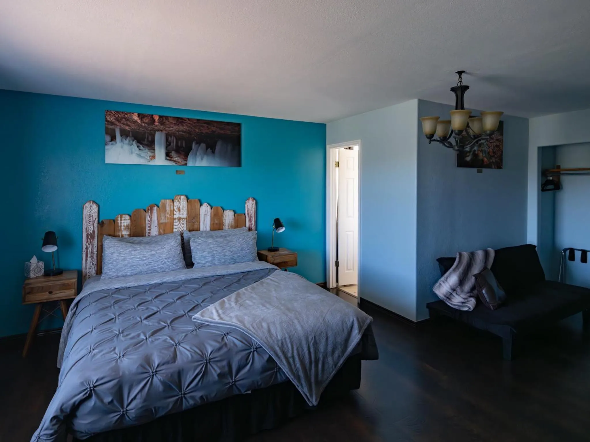 Bed in Bryce Trails Bed and Breakfast