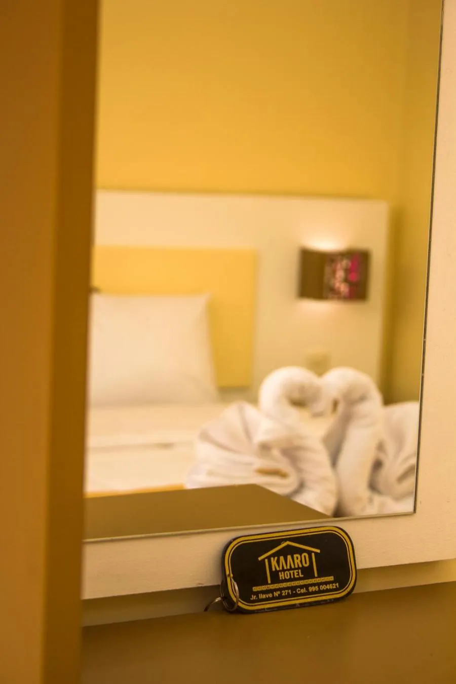 Bed in Kaaro Hotel Puno