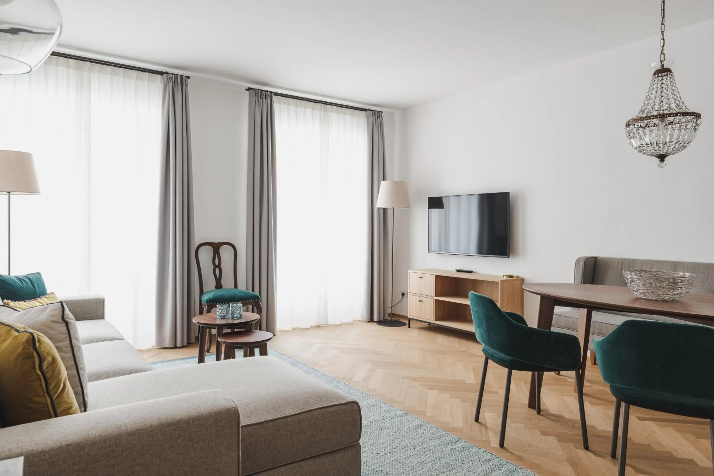 Living room in Kuntino Suites