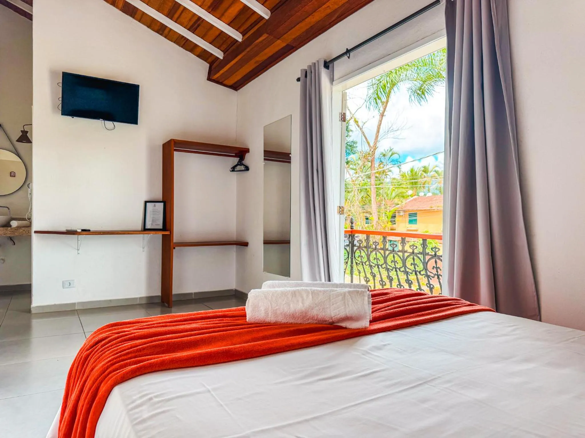 Bed in Pousada Portal de Paraty- COM GERADOR DE ENERGIA