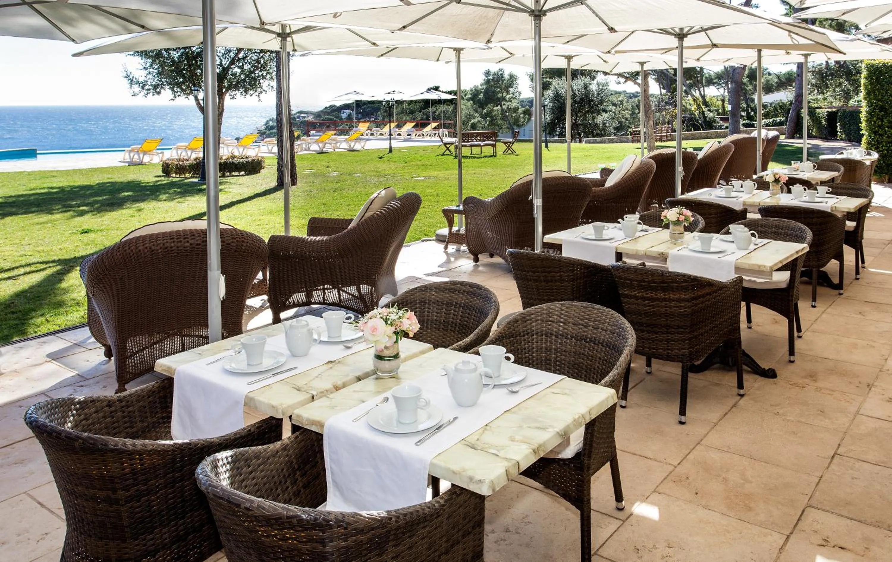 Garden in Hotel BlauMar Llafranc