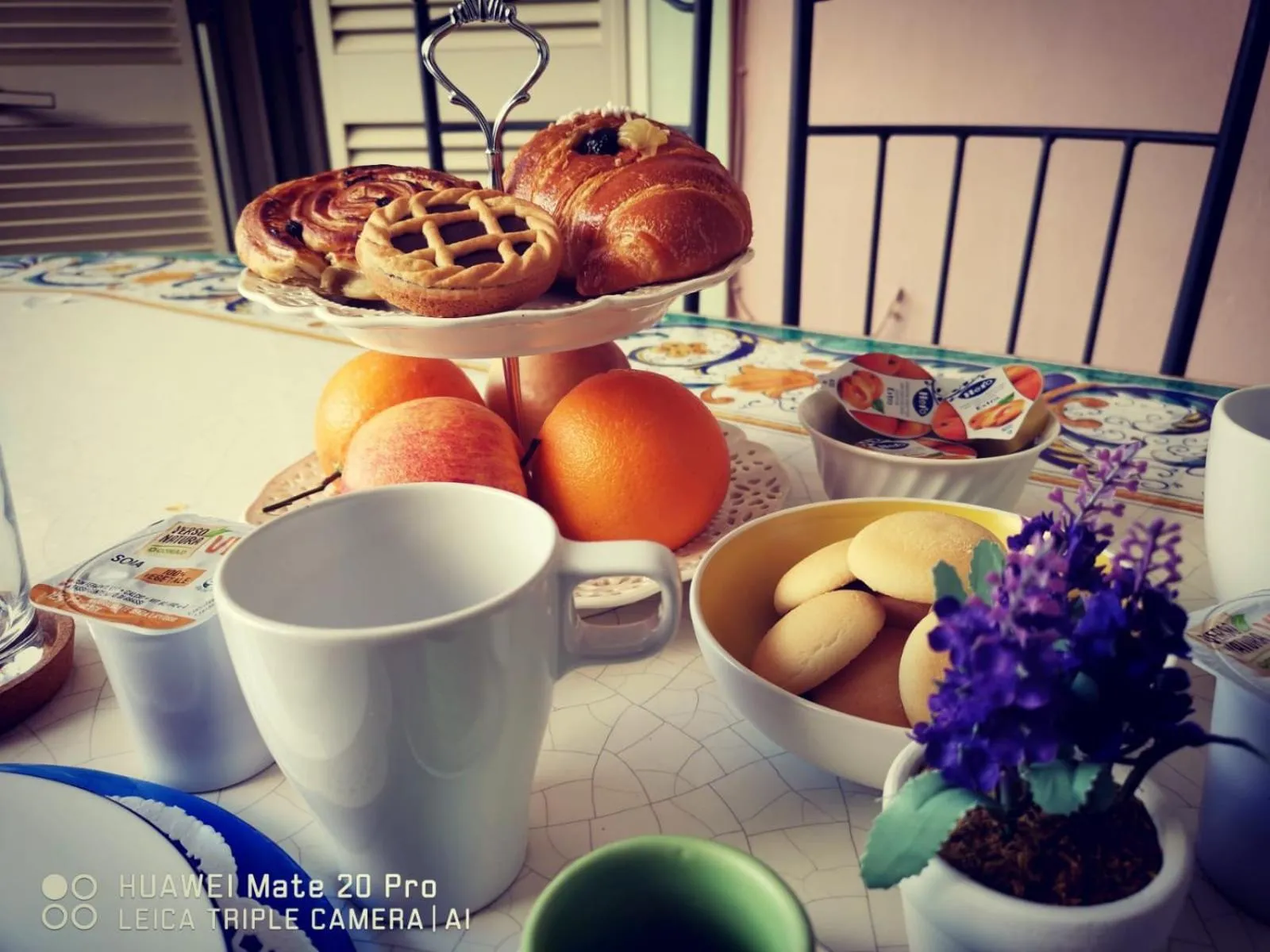 Italian breakfast in B&B Dell' Artista