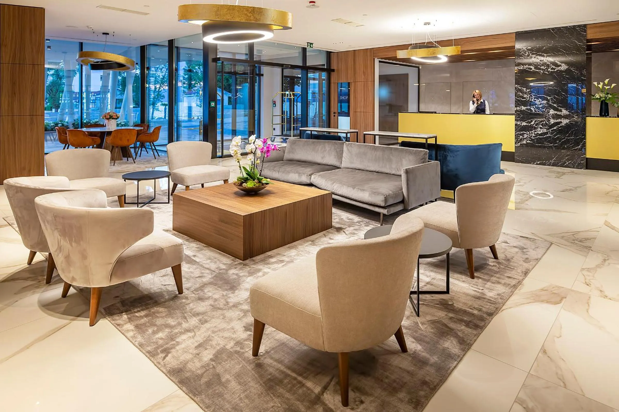 Lobby or reception in Luxury Hotel Riva
