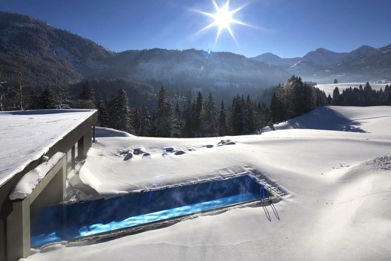 Swimming pool in Ruhehotel & Naturresort Rehbach - Adults only