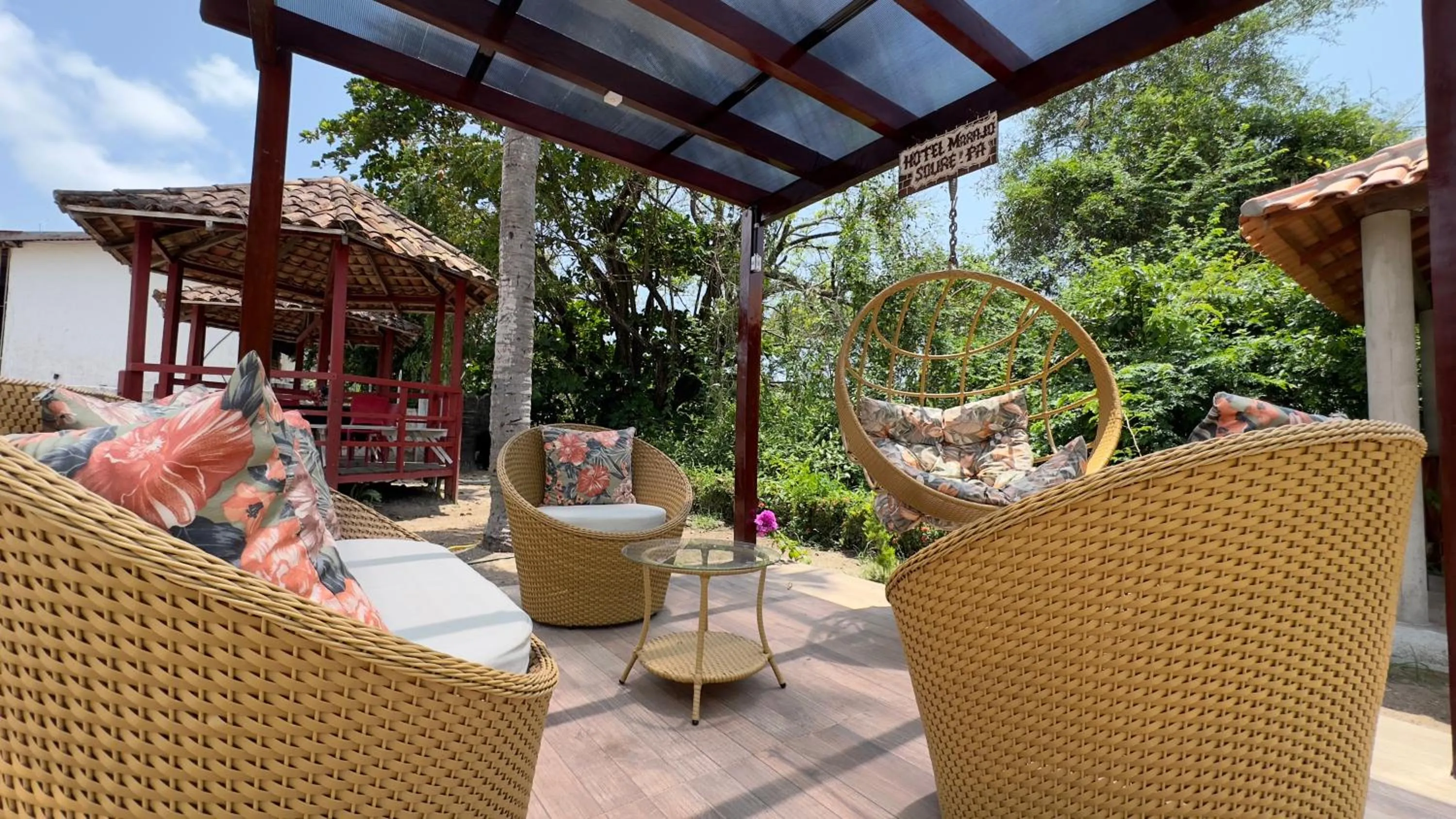 Garden in Hotel Marajó - Turismo de Experiência