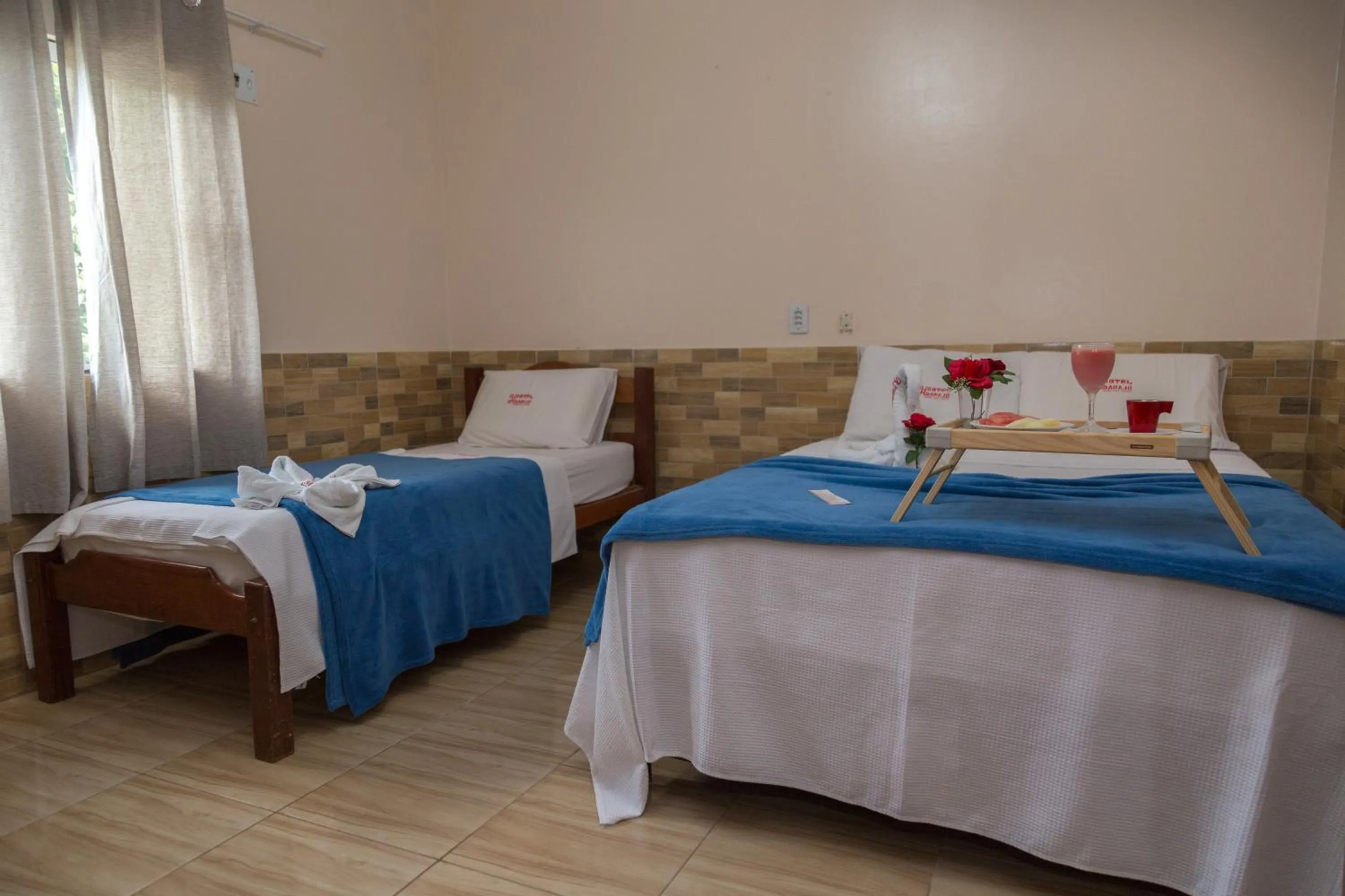 Bed in Hotel Marajó - Turismo de Experiência