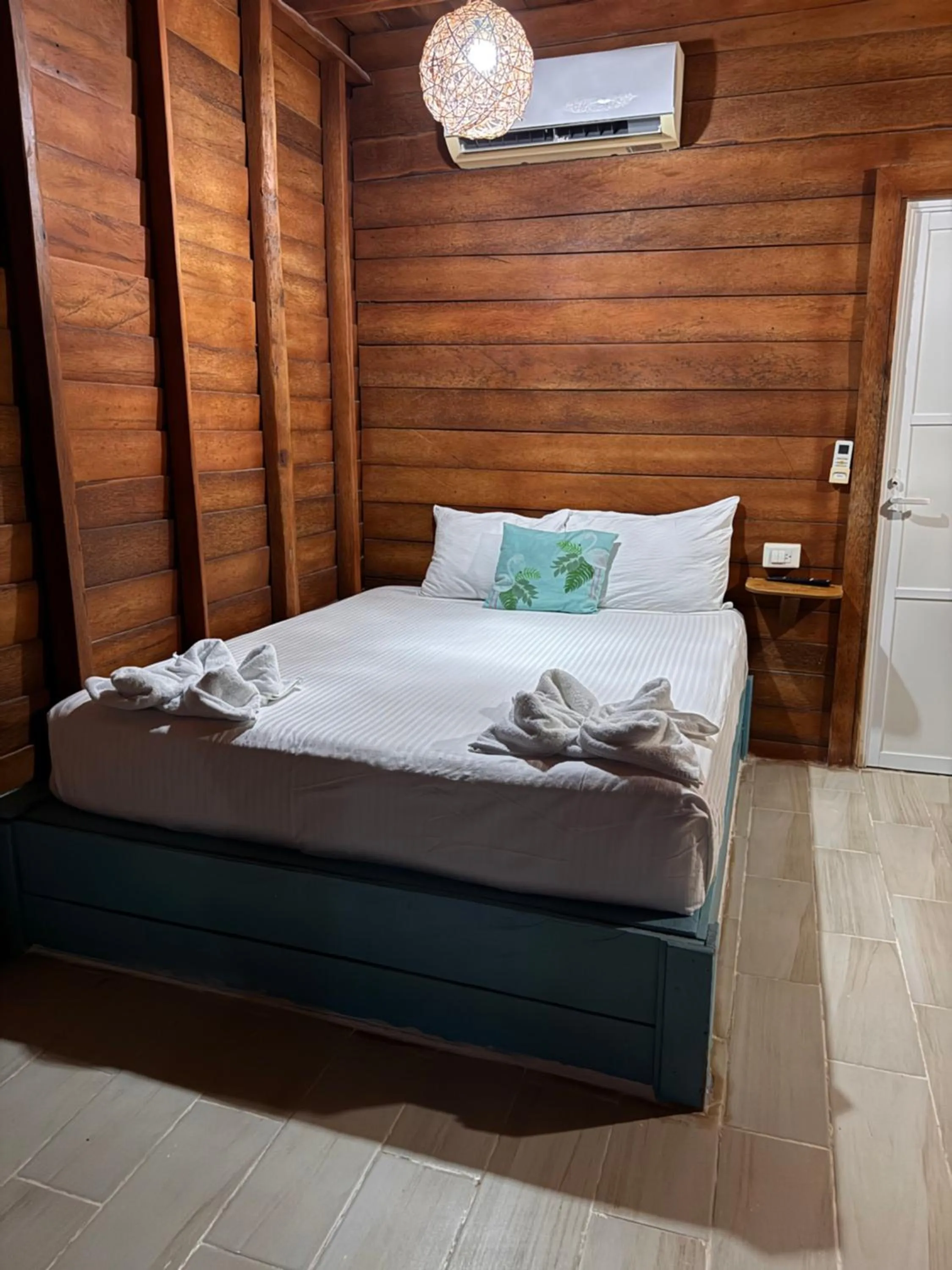 Bed in Hotelito Villas Holbox
