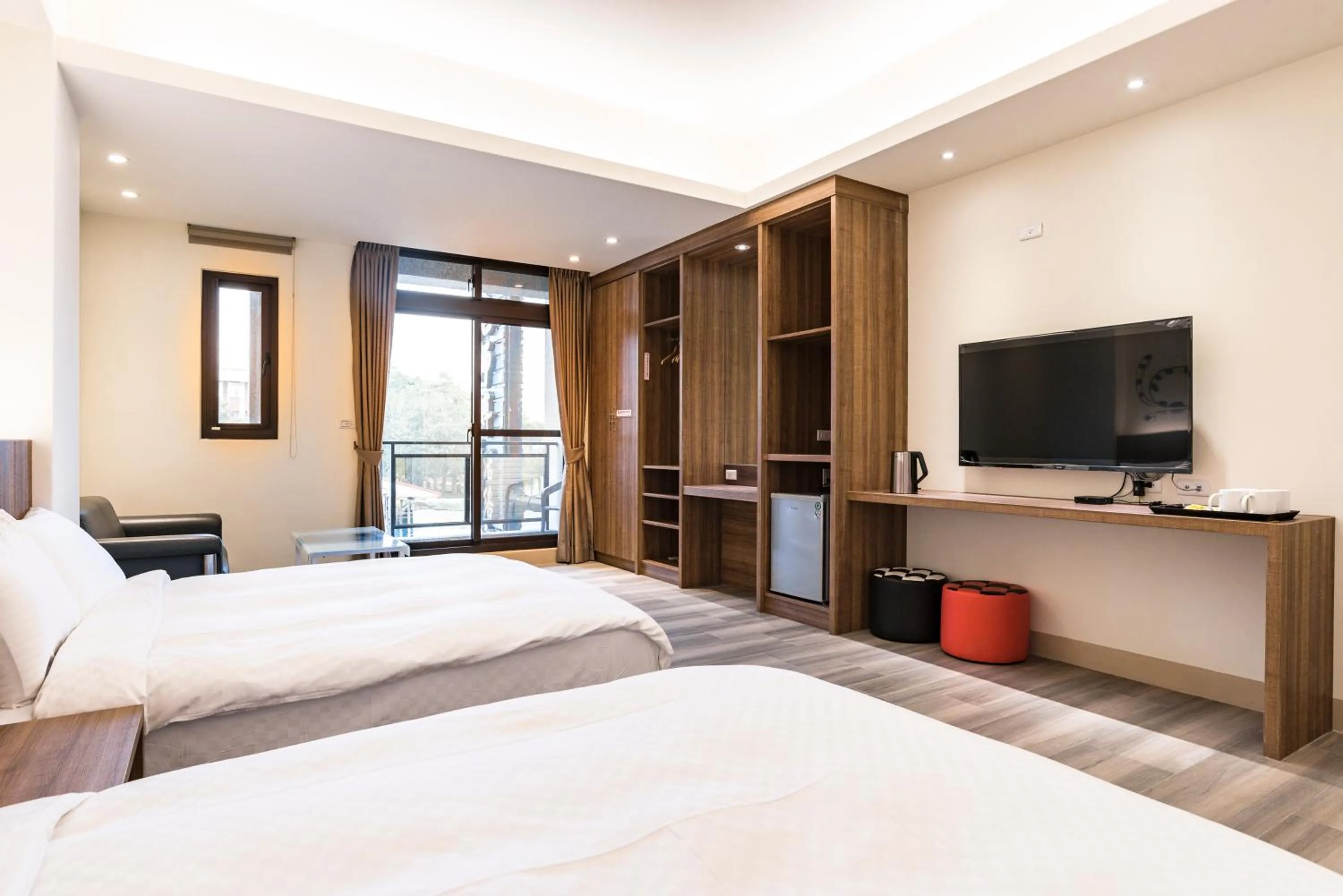 Bed in Rhino Guest House