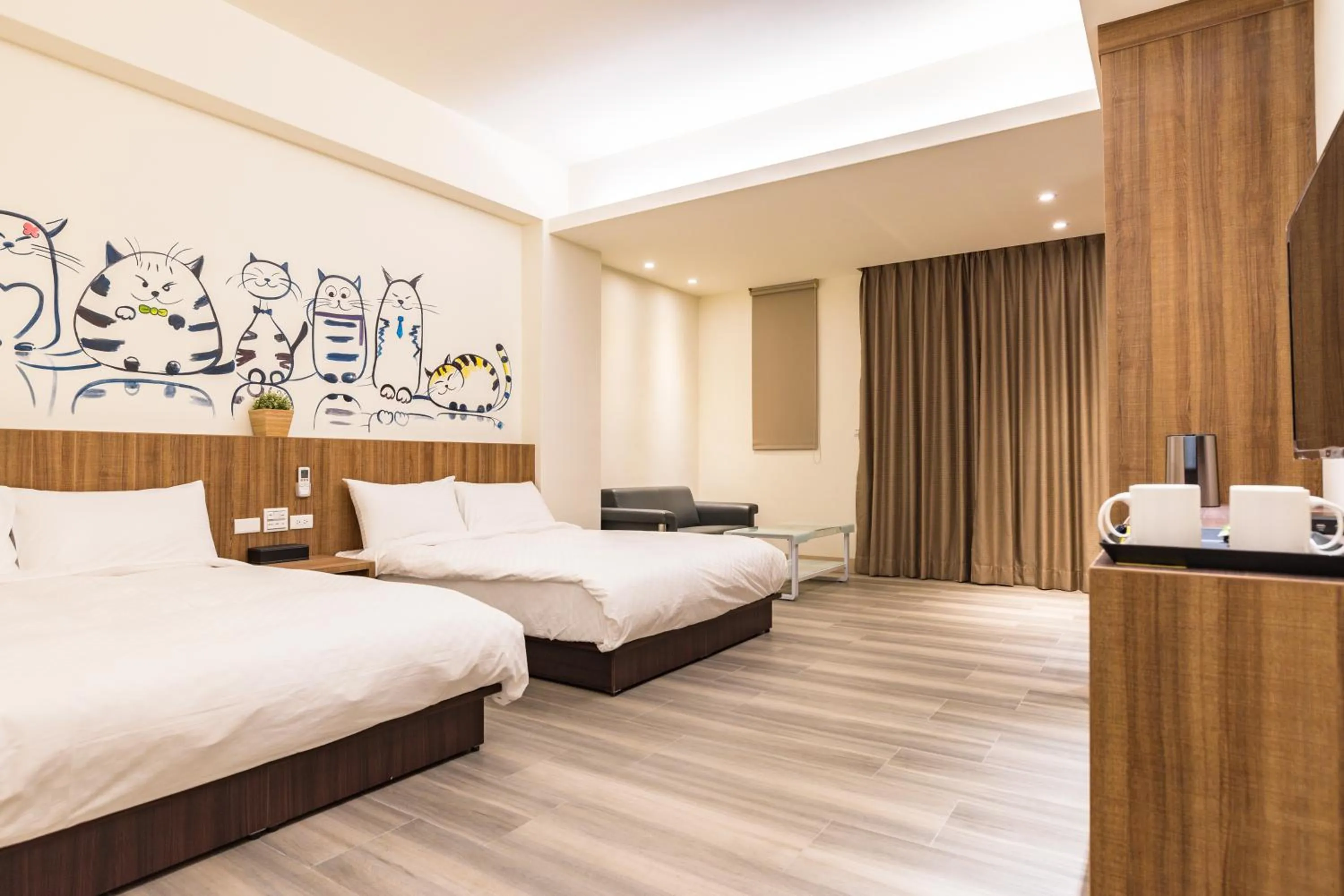 Bed in Rhino Guest House