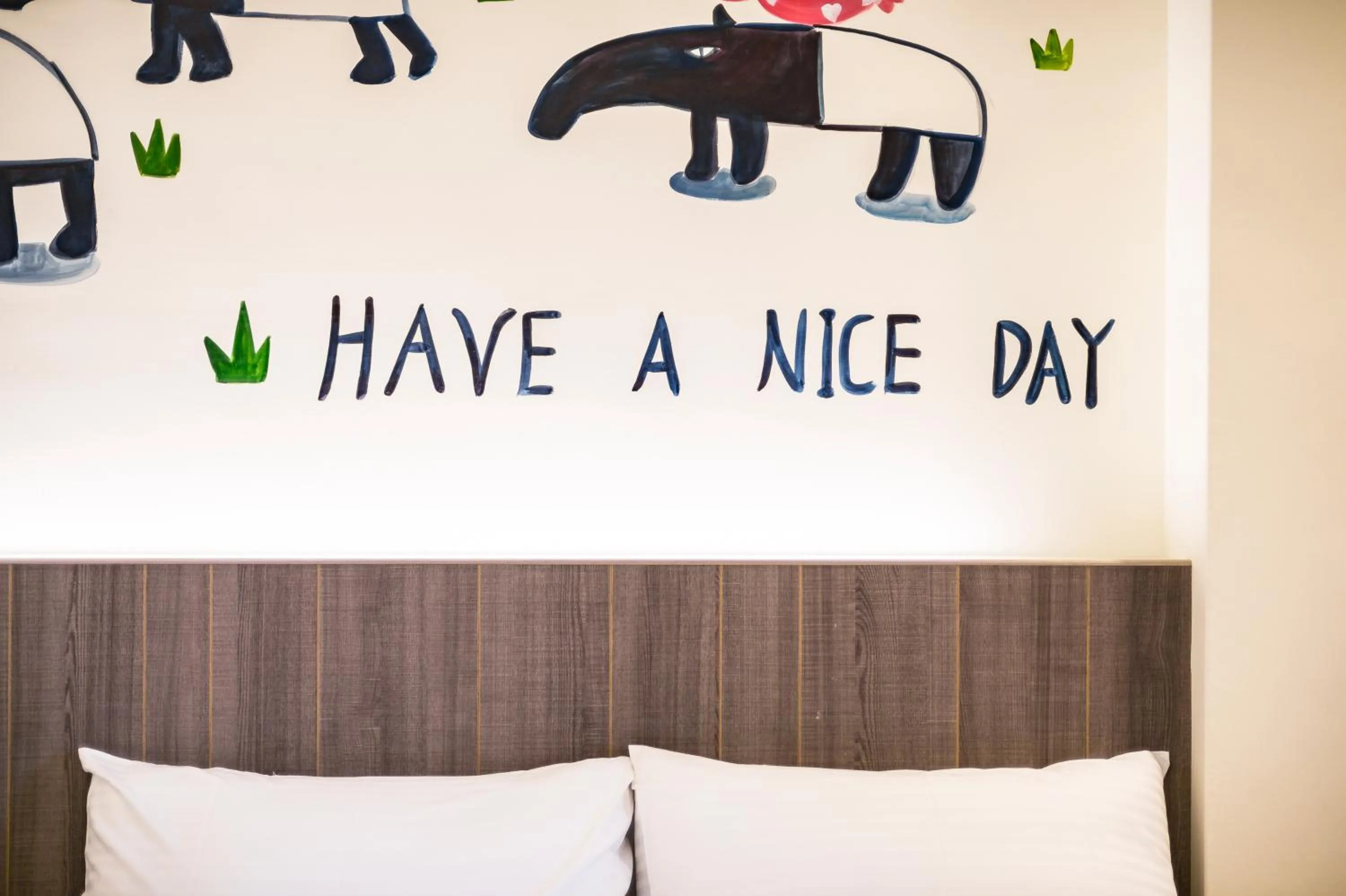 Bed in Rhino Guest House