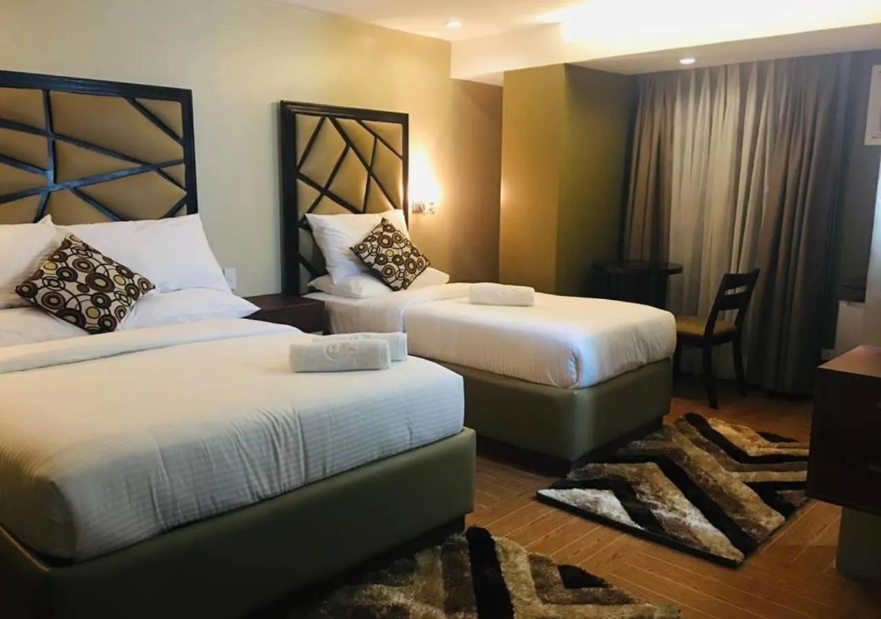 Bed in Treasure Island Hotel With Mini Water Adventure