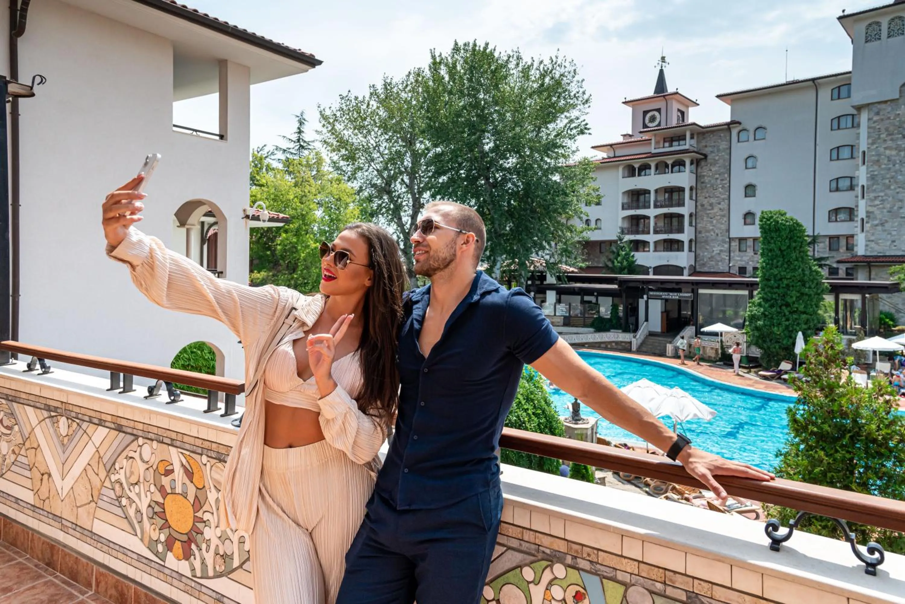 Pool view in Helena Park - Ultra All Inclusive