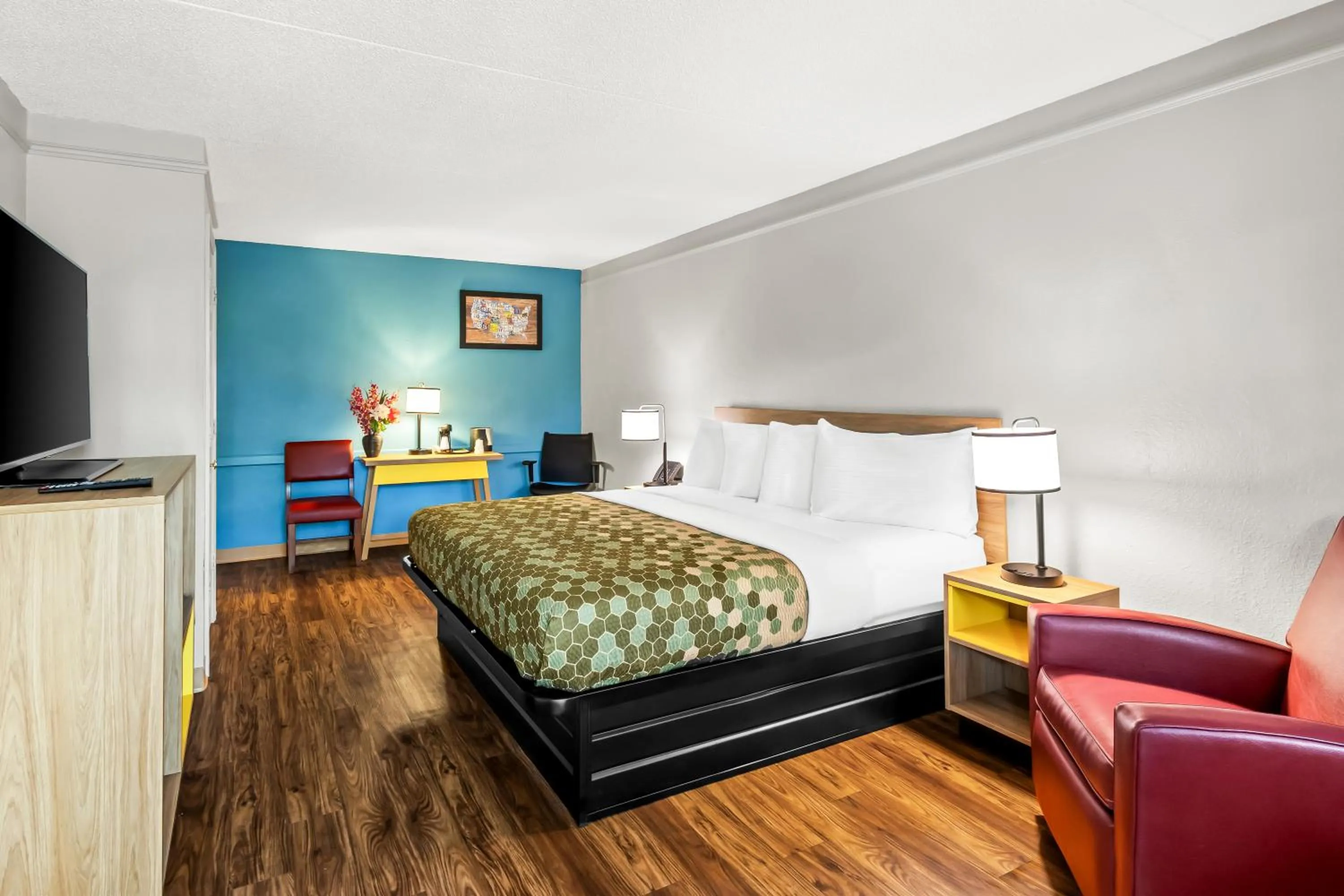 Bed in Econo Lodge Augusta North - Washington Road