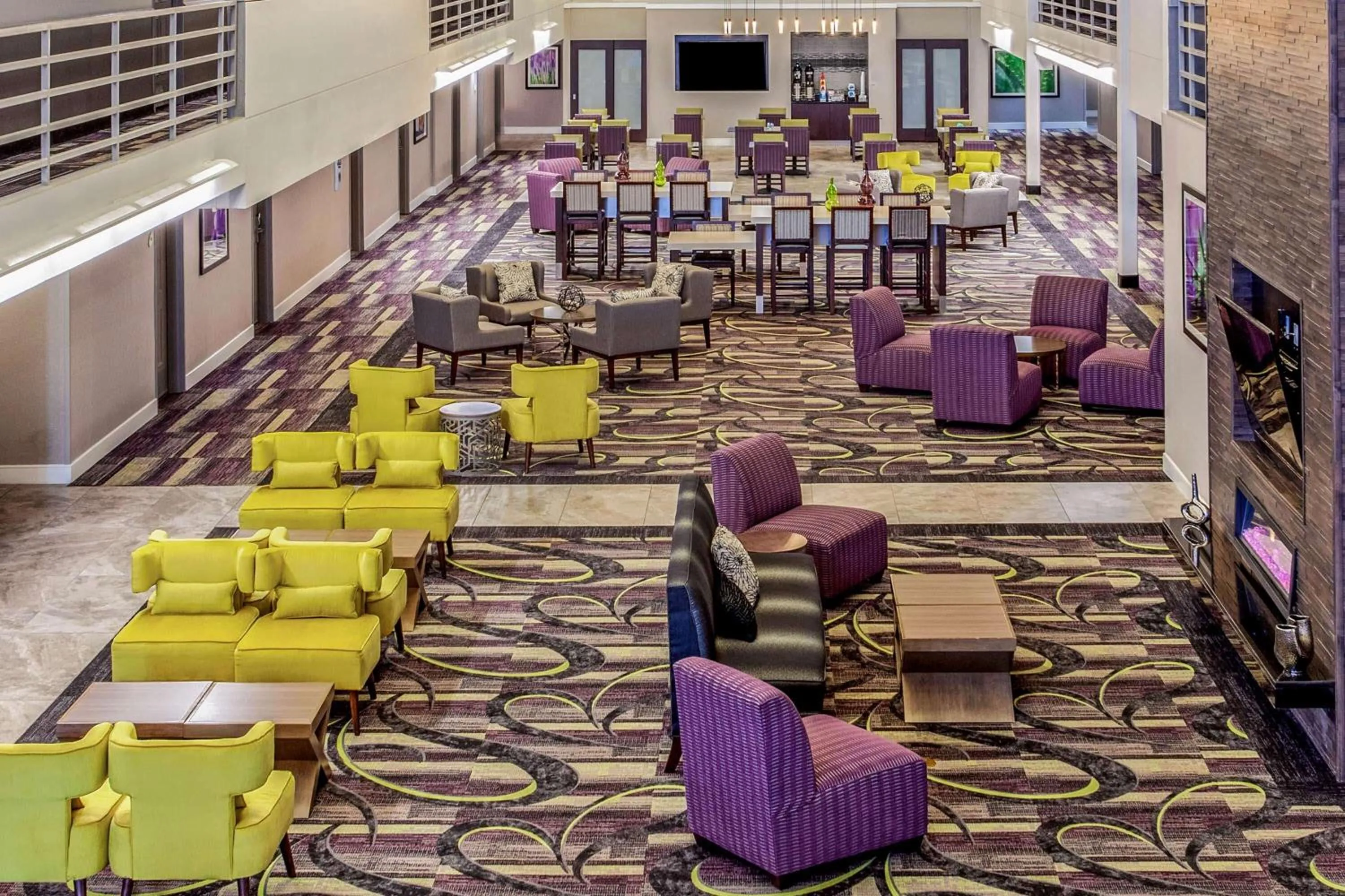 Lobby or reception in La Quinta by Wyndham Lubbock West Medical Center