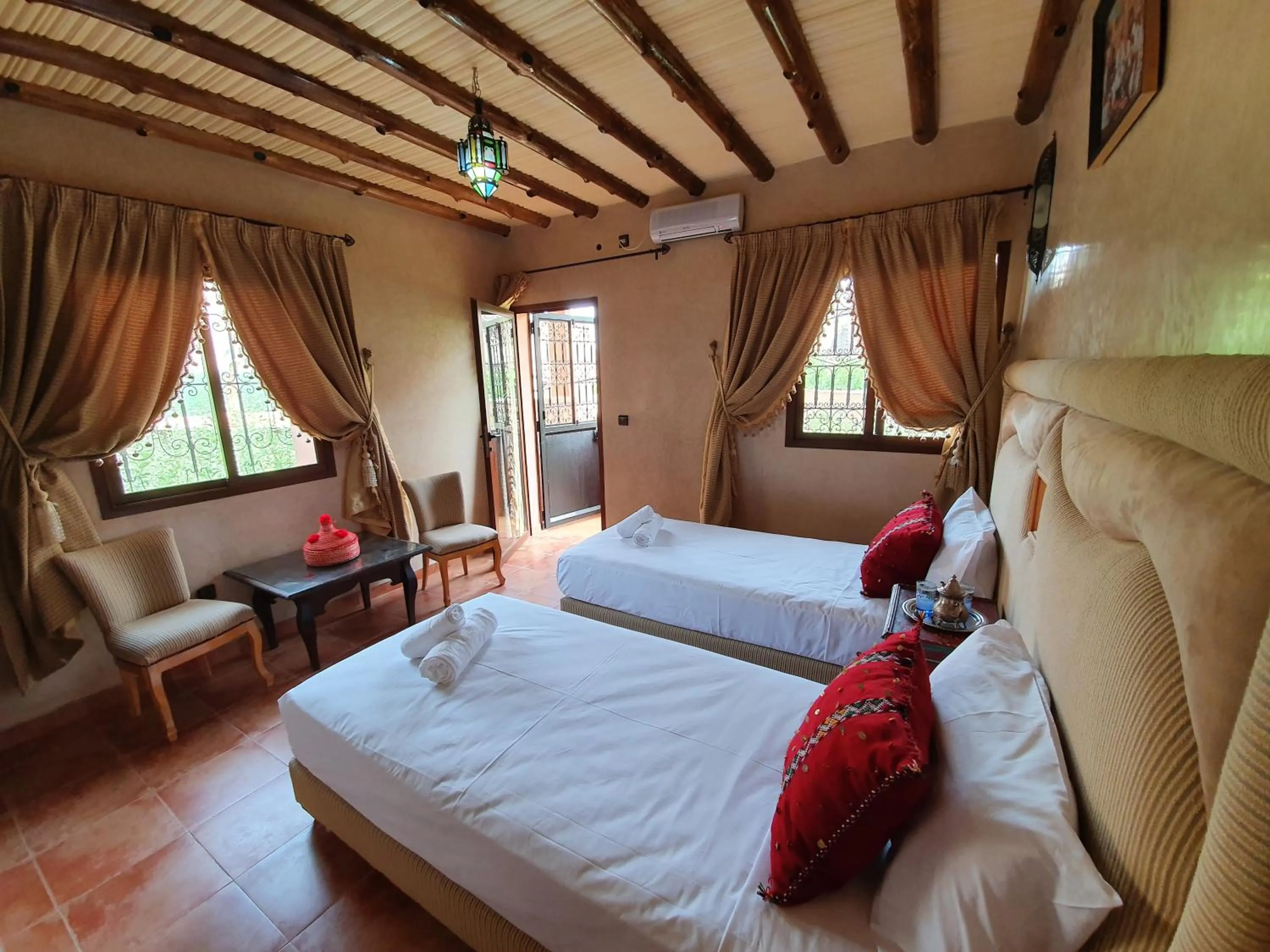 Photo of the whole room in Dar Assarou - Toubkal National Park Lodge