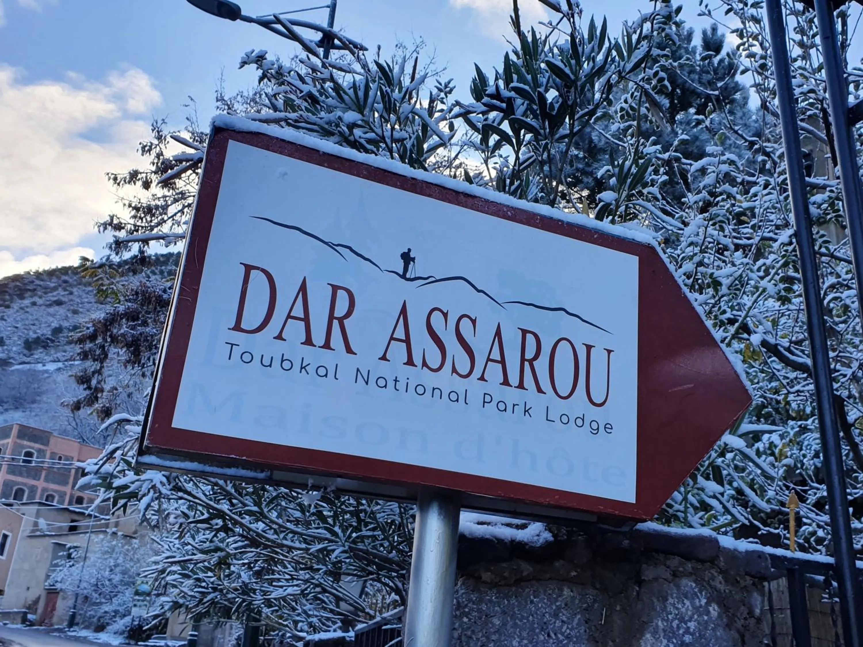 Facade/entrance in Dar Assarou - Toubkal National Park Lodge