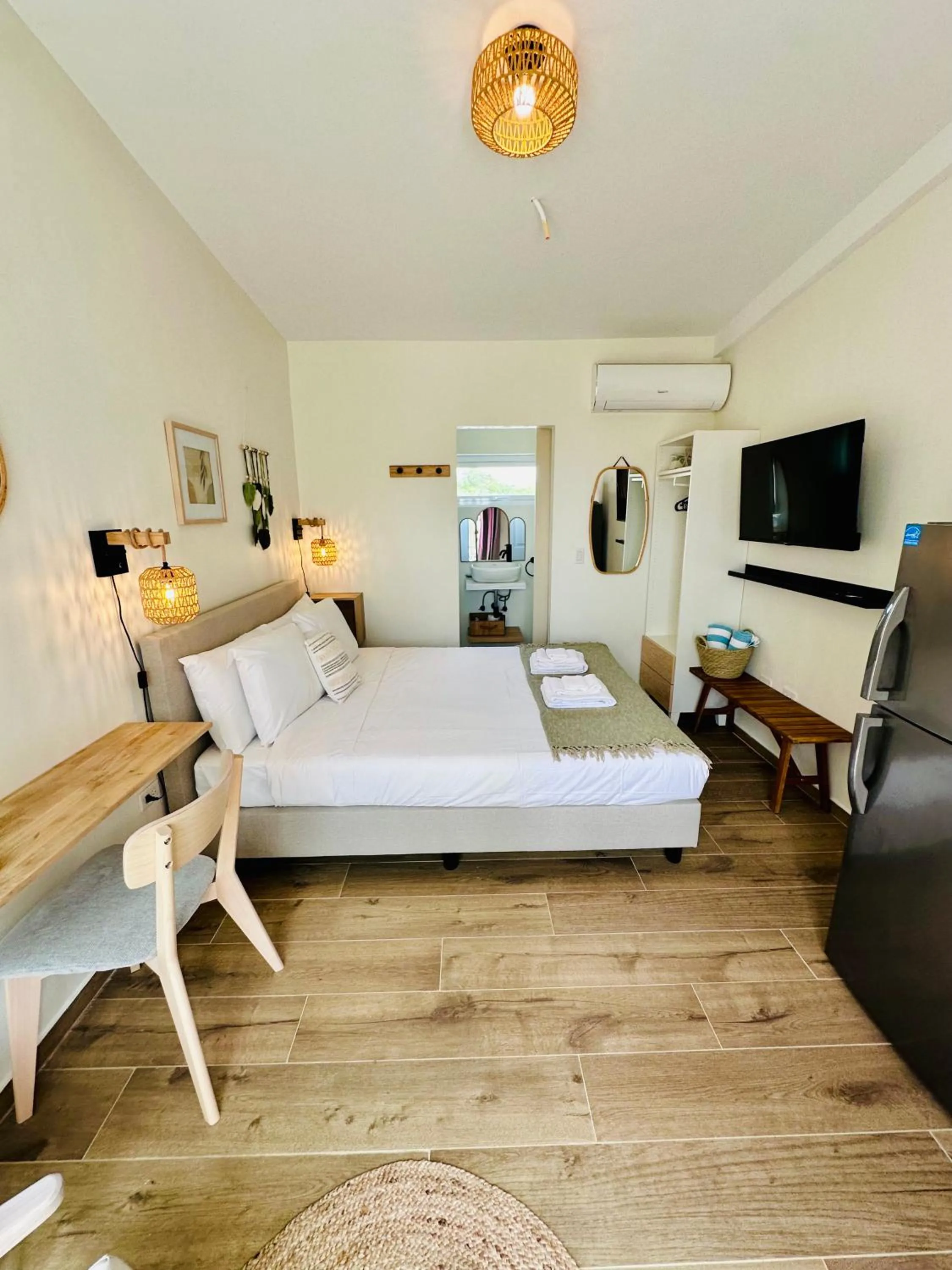 Bed in Vistalmar Ocean Suites