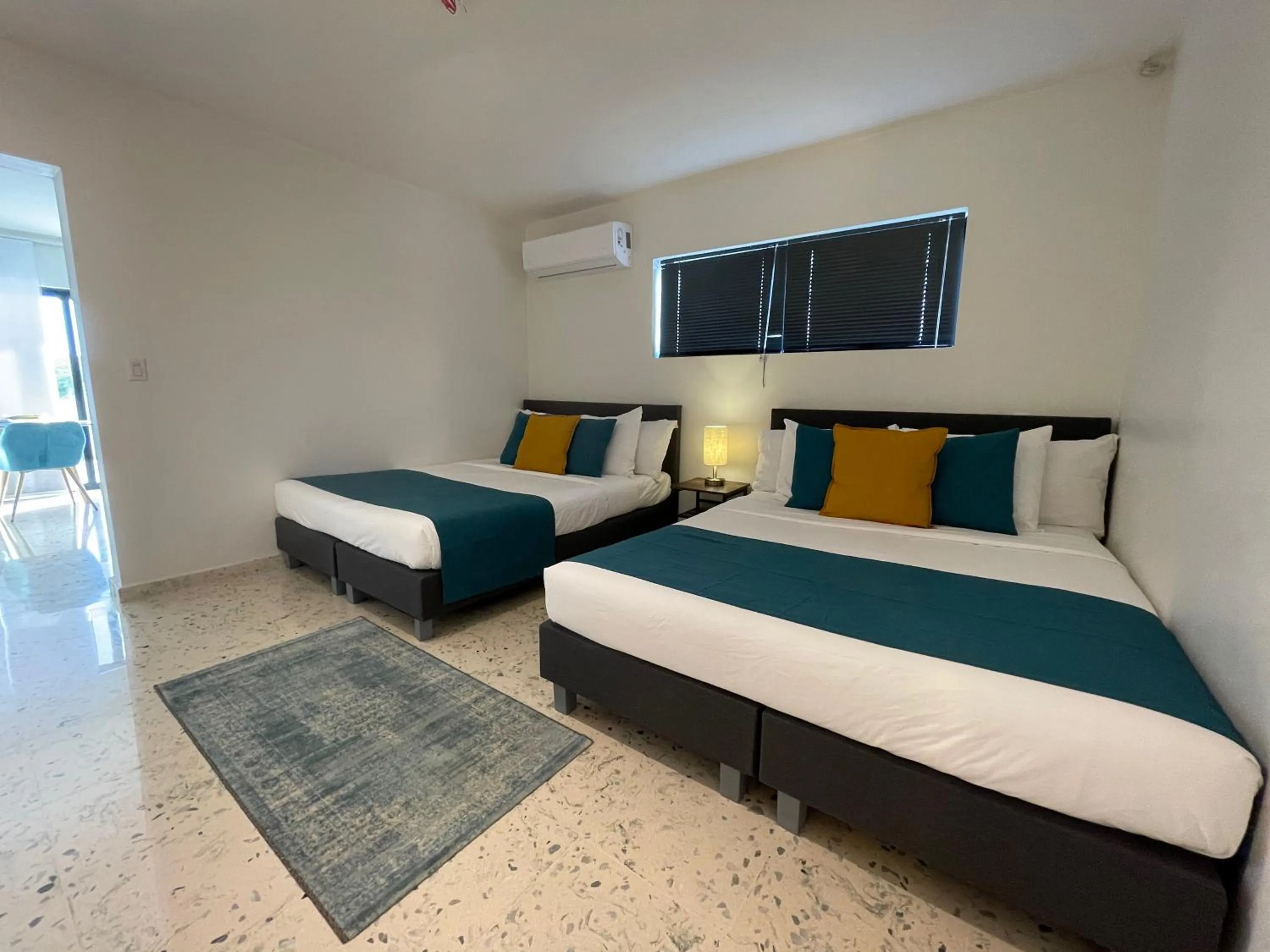 Bed in Vistalmar Ocean Suites