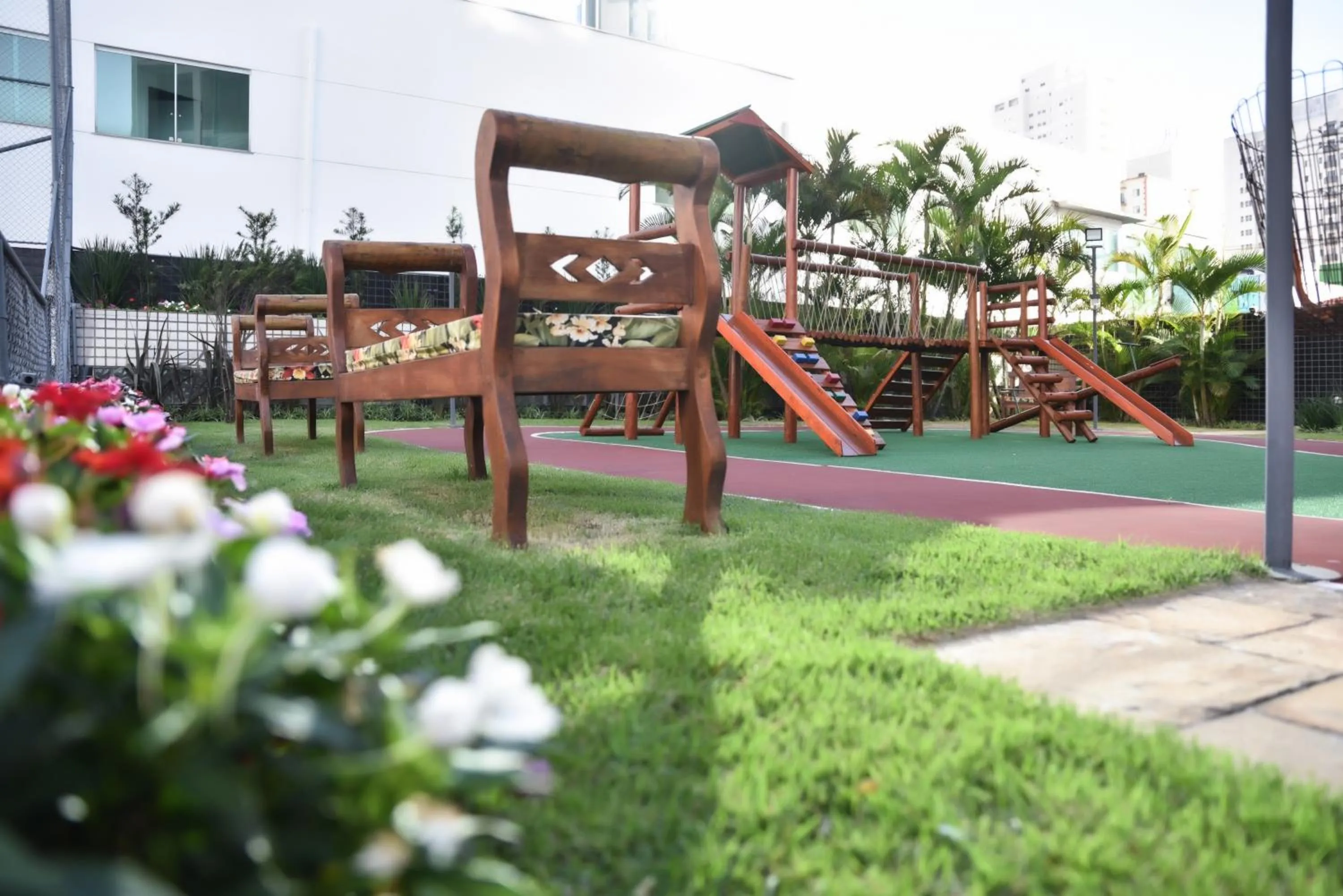 Children play ground in Plaza Inn Small Town Flat