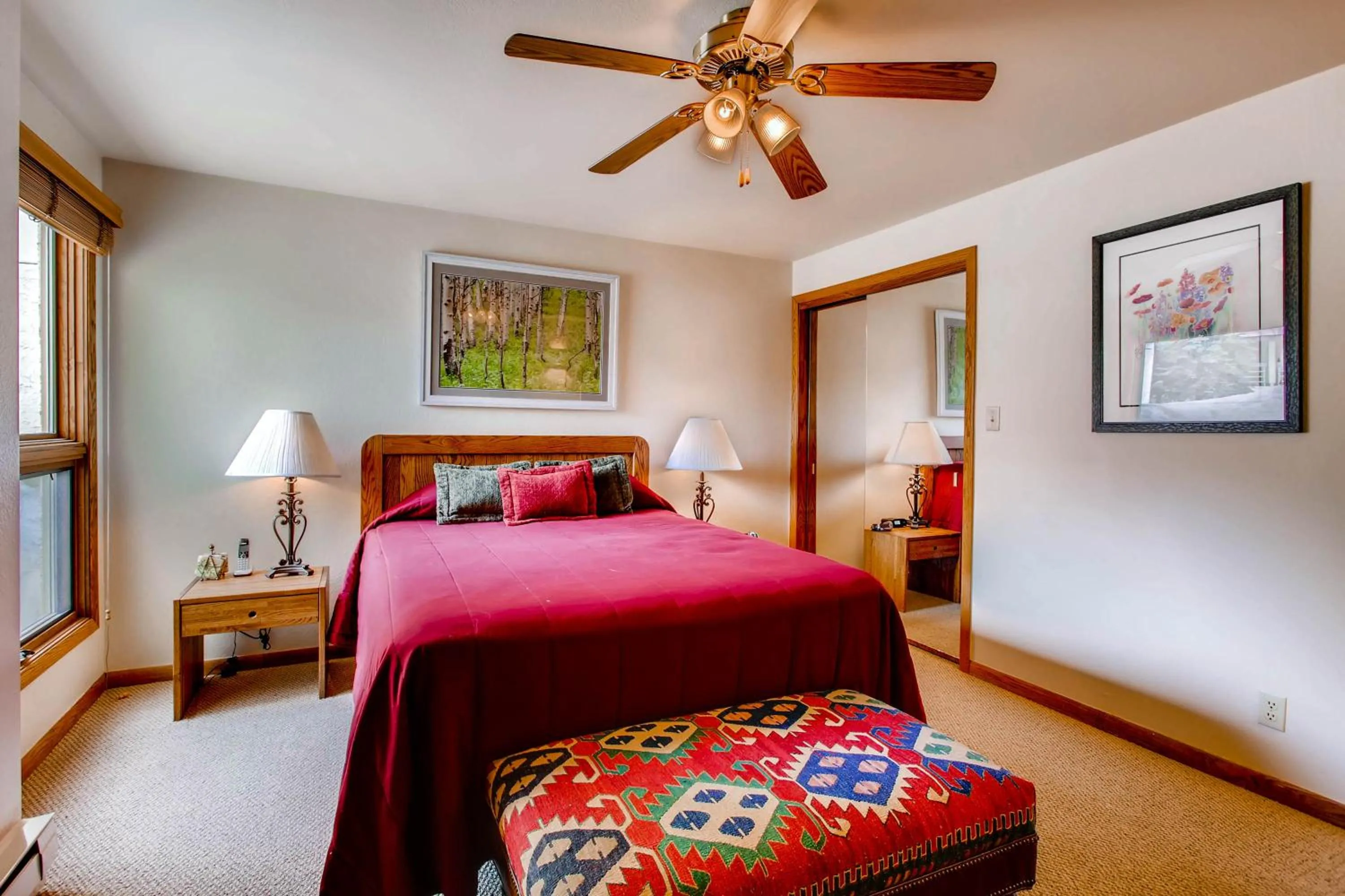 Bed in The Plaza Condominiums, A Vail Resorts Property