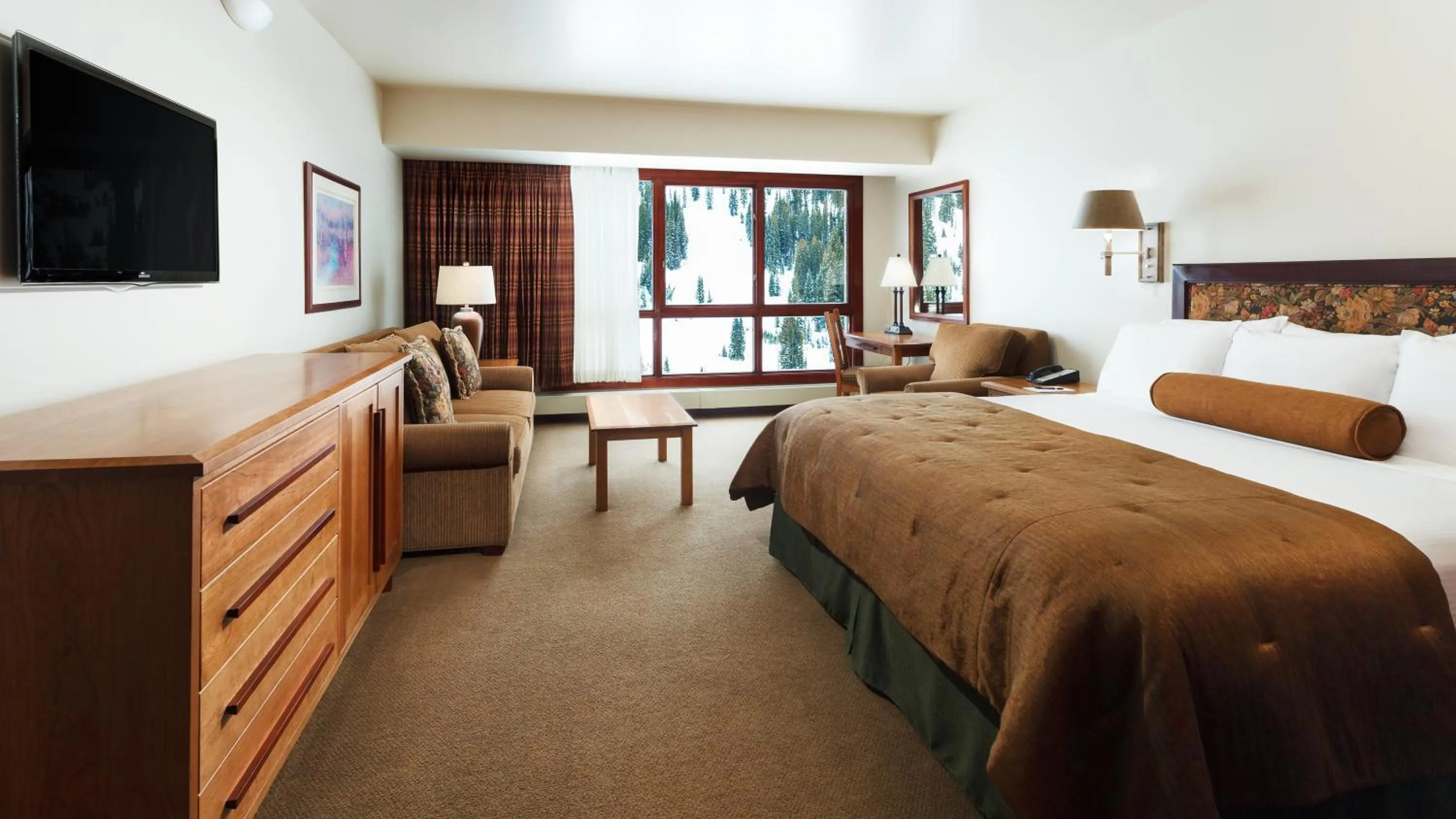 Day, Bed in Alta's Rustler Lodge