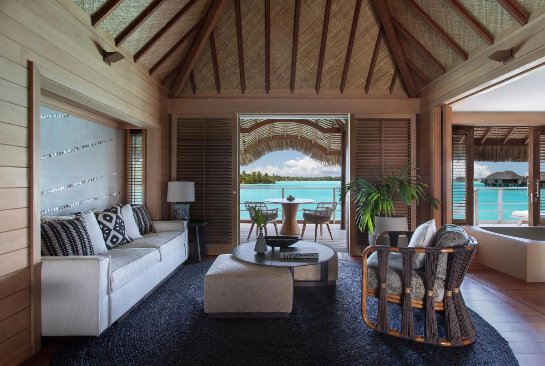 Living room in Four Seasons Resort Bora Bora