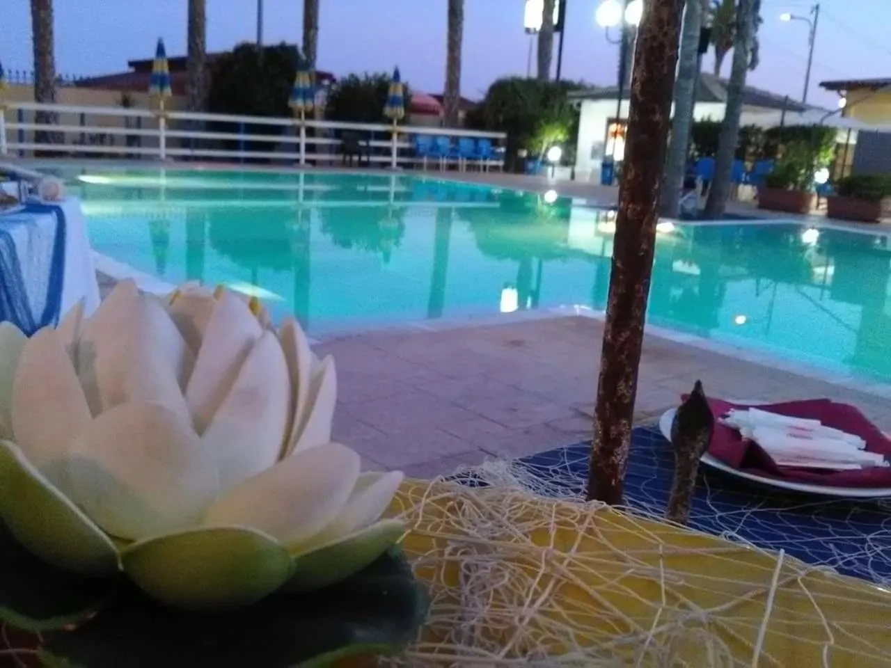 Pool view in Andrea Case Vacanze L'Ancora