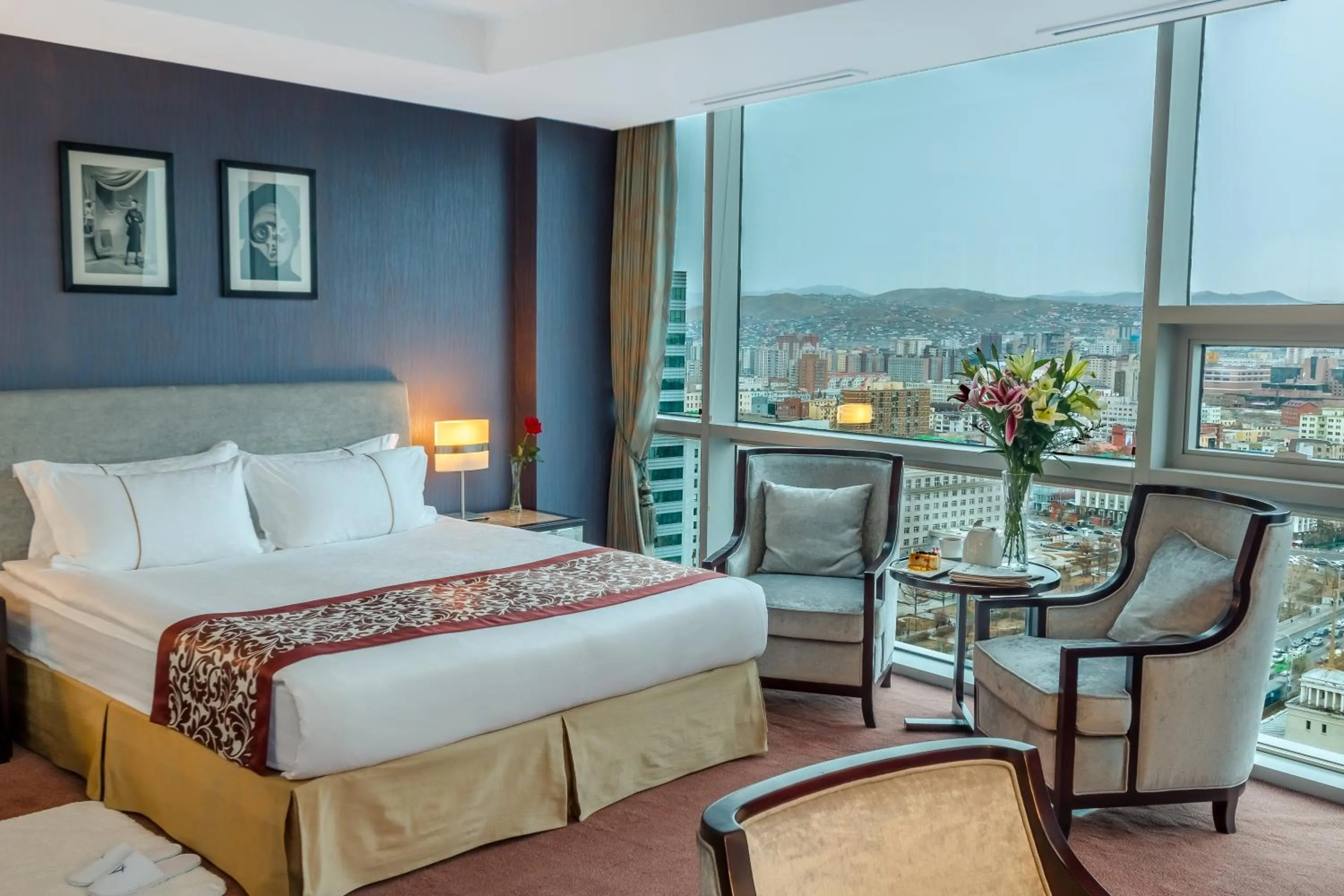 Photo of the whole room, Bed in The Blue Sky Hotel and Tower