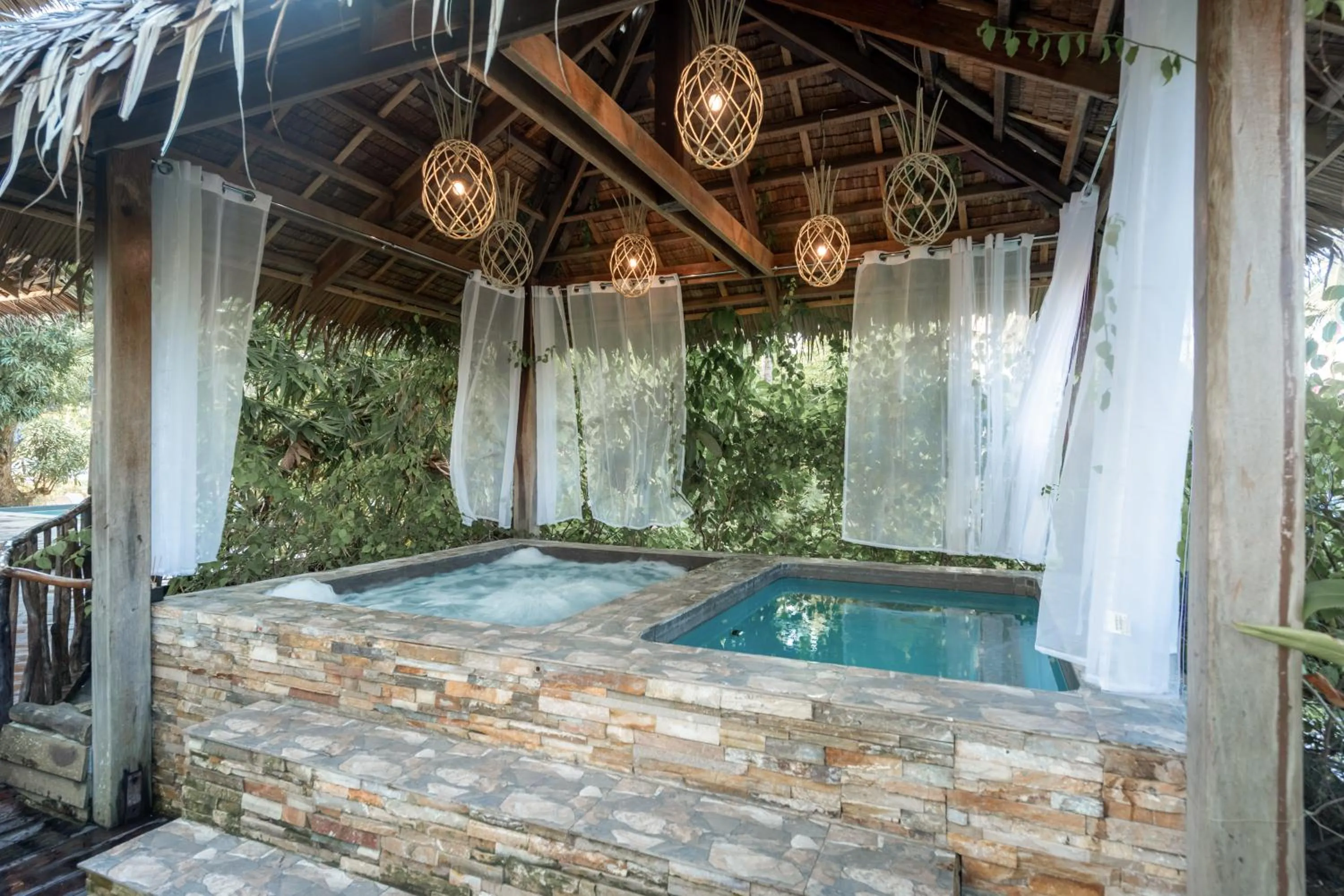 Hot Tub in The Hillside Resort Siargao