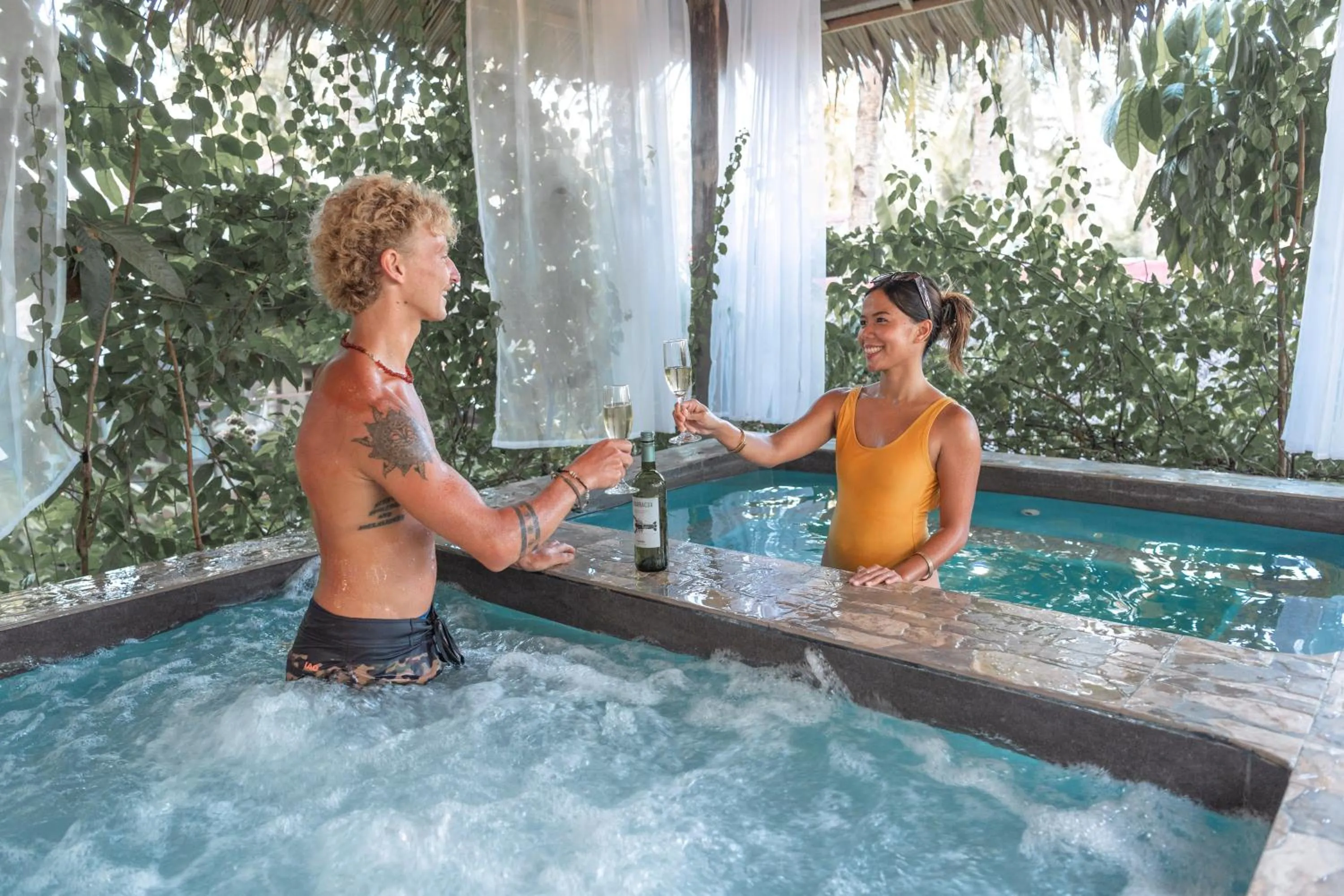 Hot Tub in The Hillside Resort Siargao