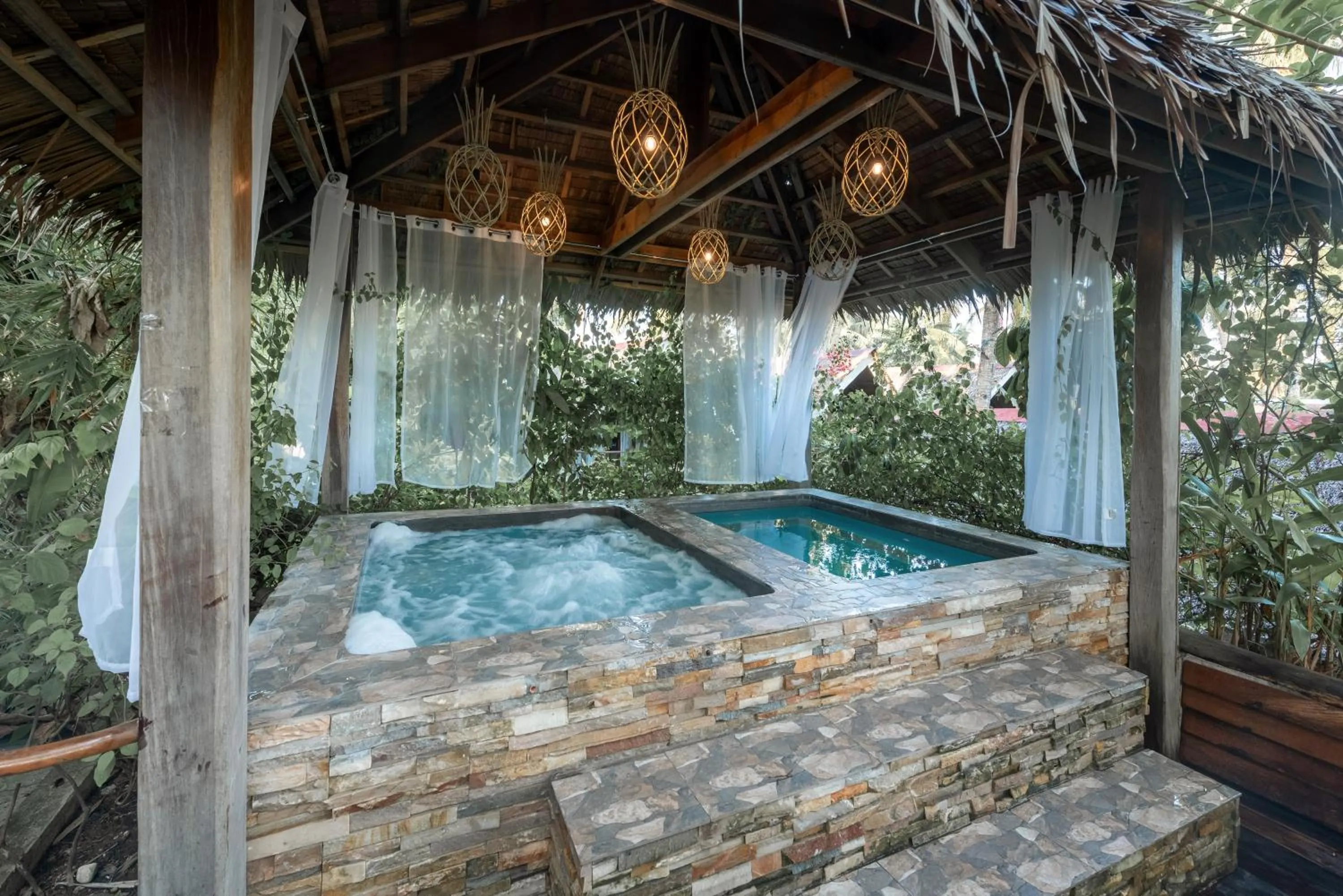 Hot Tub in The Hillside Resort Siargao