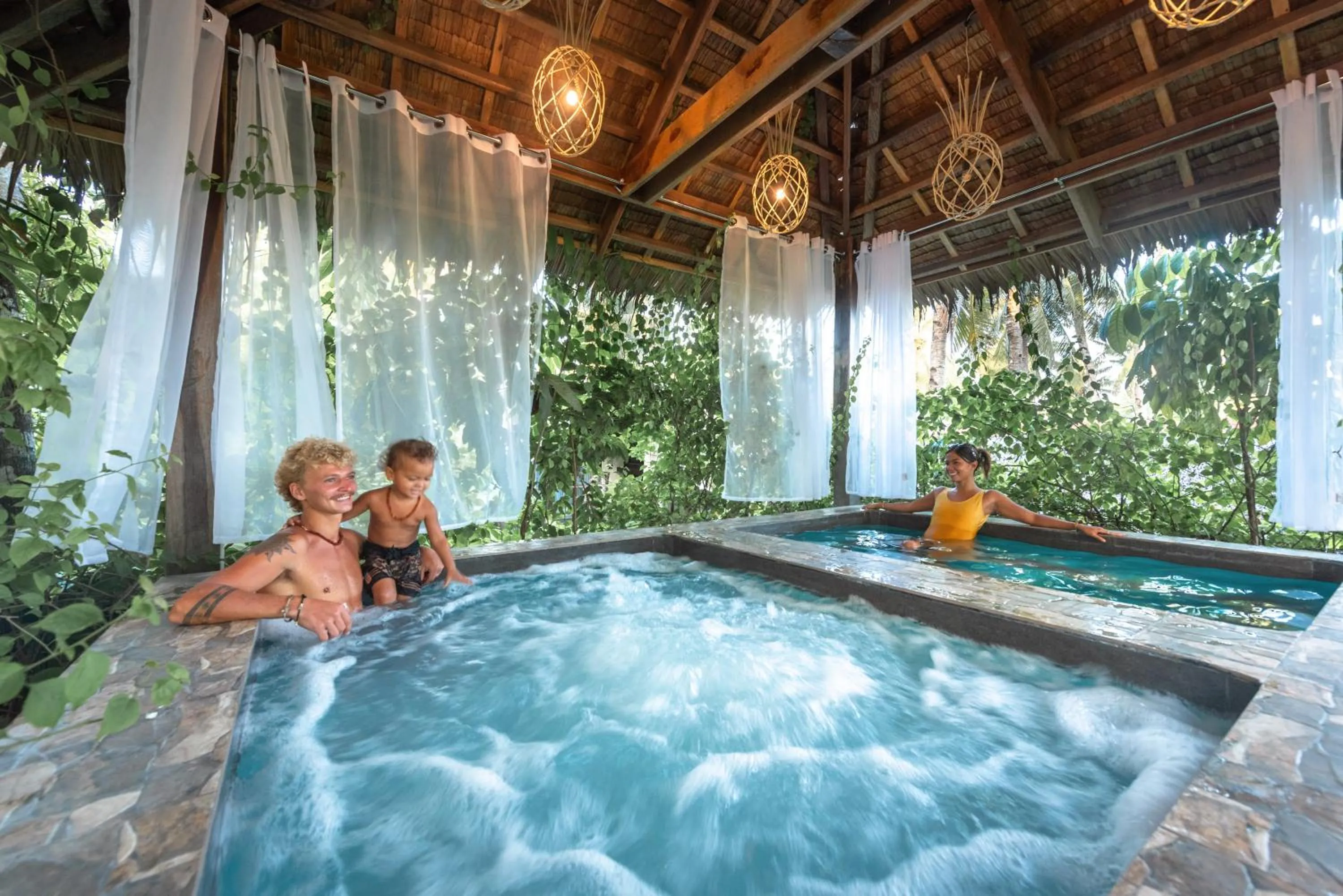 Hot Tub in The Hillside Resort Siargao