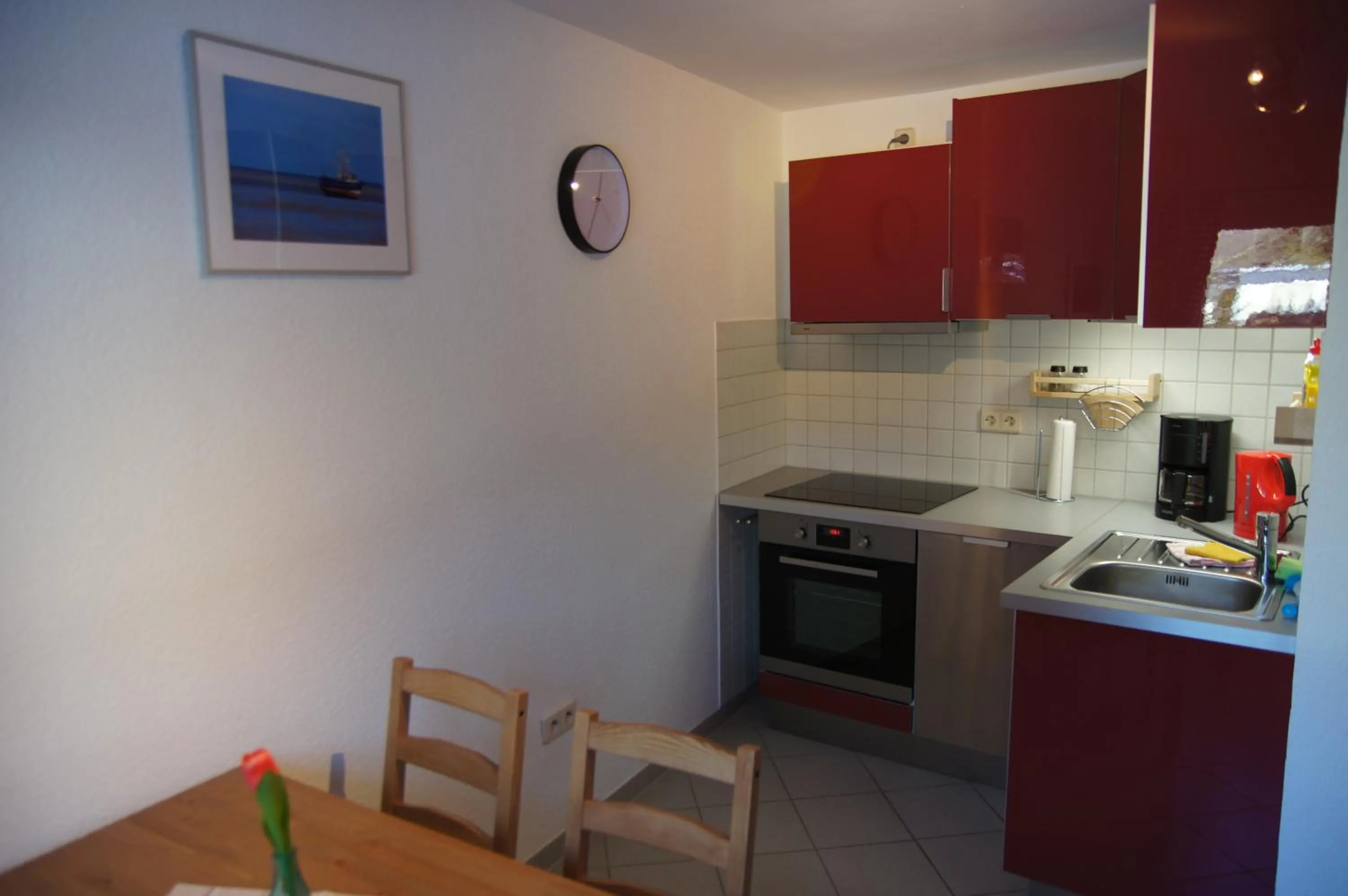 Kitchen or kitchenette in Gasthof Schumacher Hotel garni