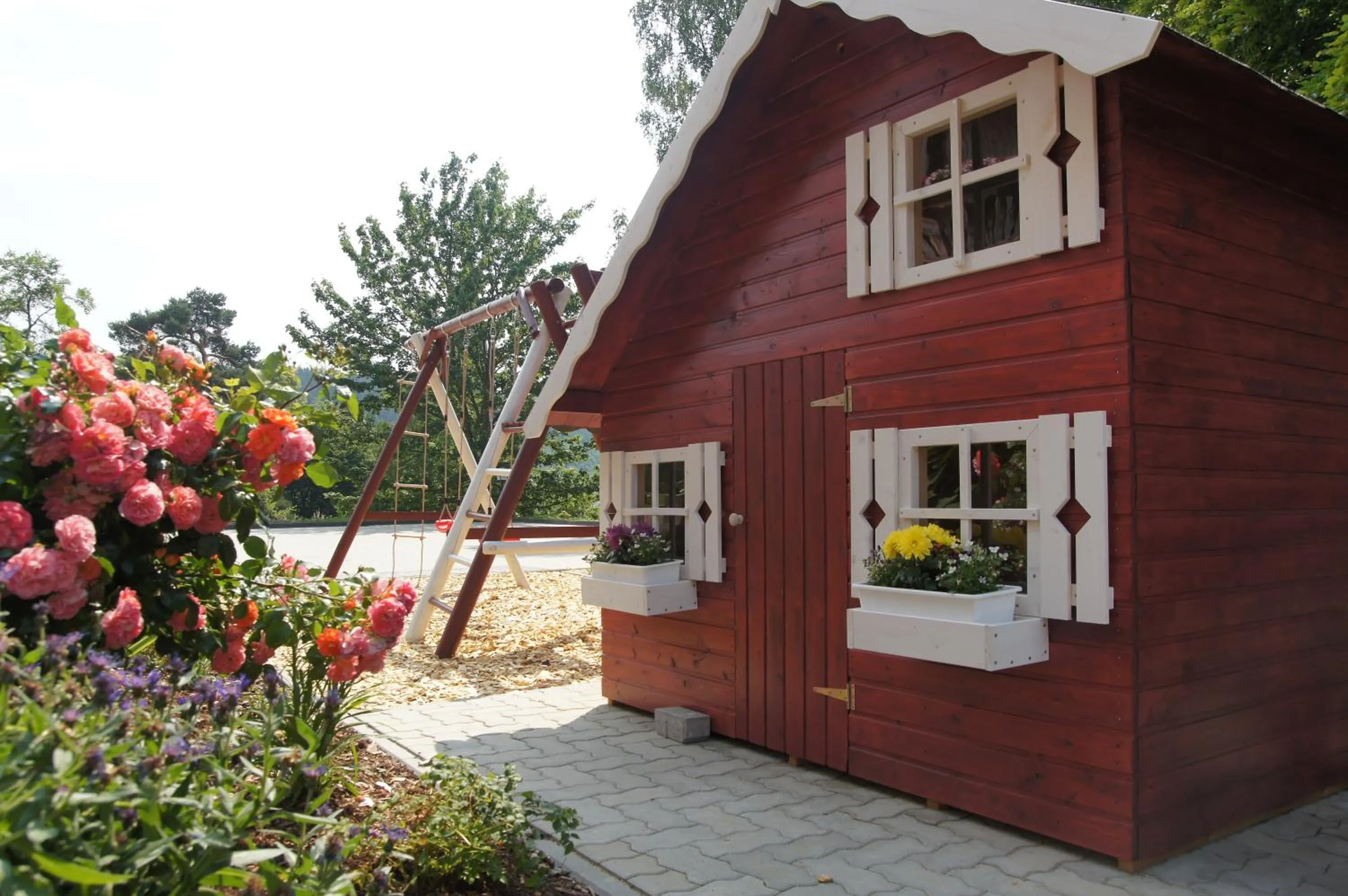 Garden in Gasthof Schumacher Hotel garni