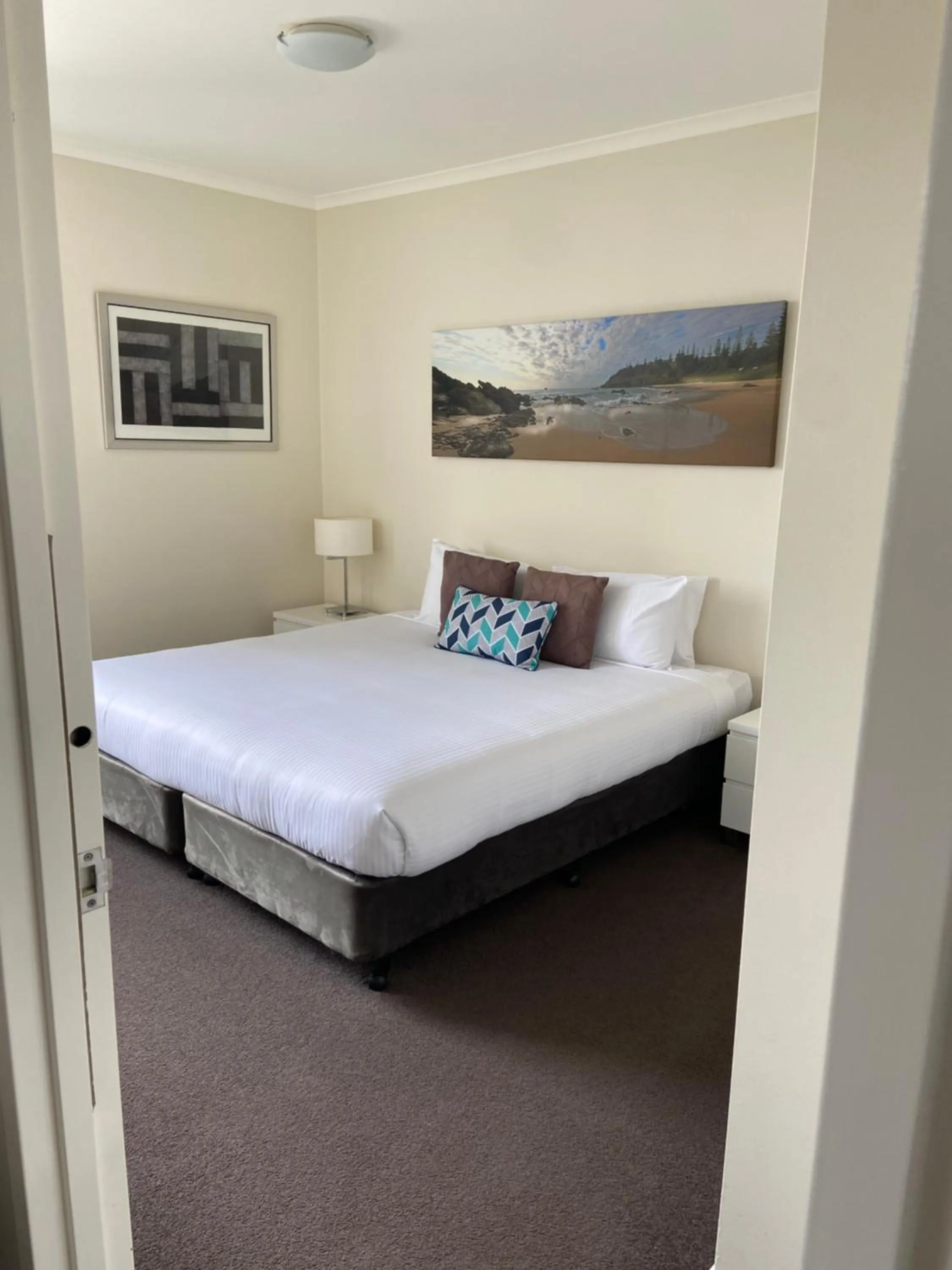 Bed in Ki-ea Apartments