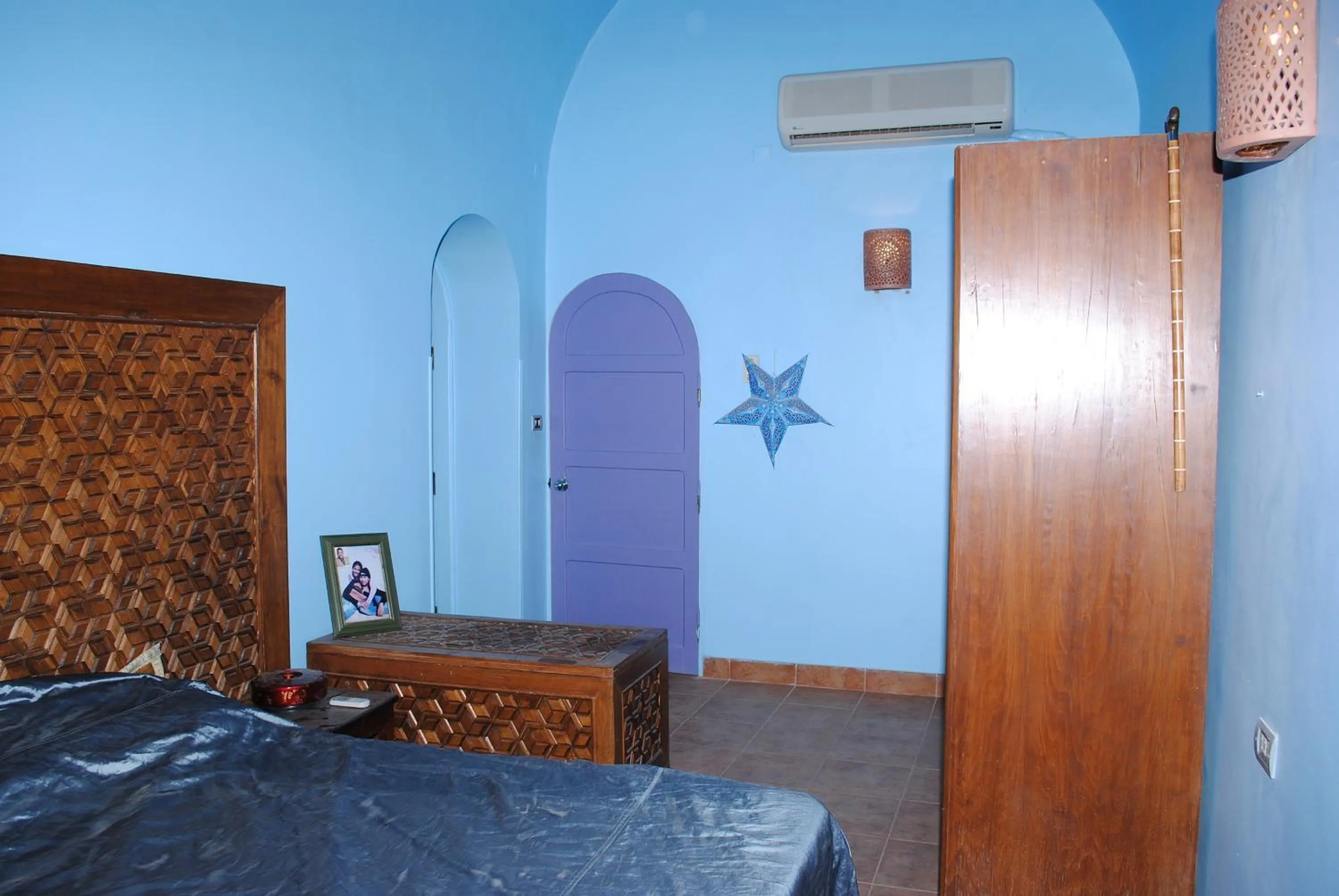 Bed in Nubian Holiday House Aswan